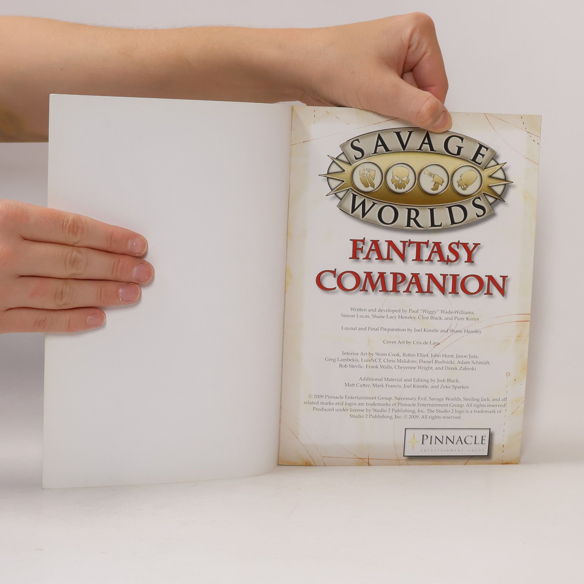 Paul Wade-Williams Savage Worlds: Fantasy Companion