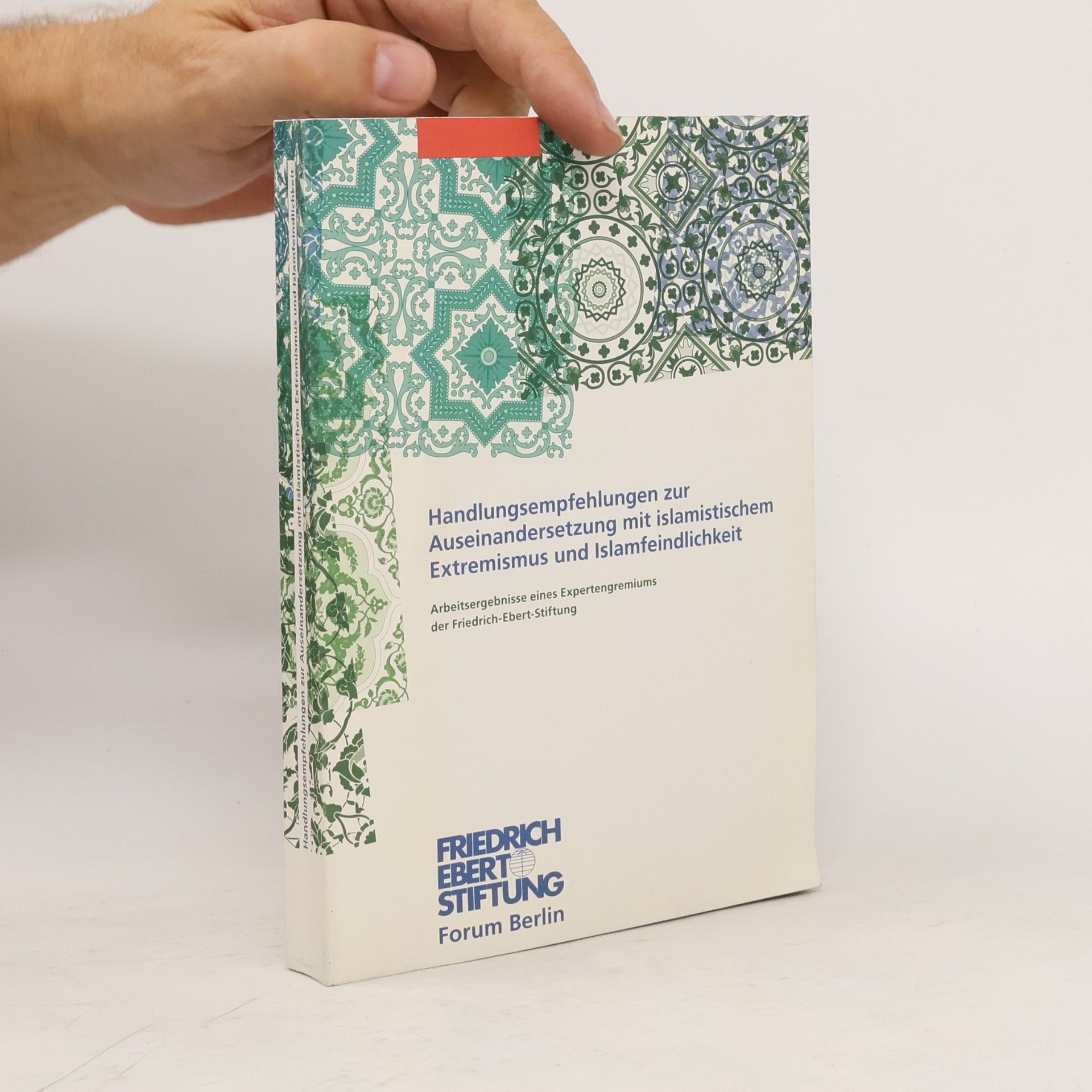 Expertengremium der Friedrich-Ebert-Stiftung Handlungsempfehlungen zur Auseinandersetzung mit islamischem Extremismus und Islamfeindlichkeit