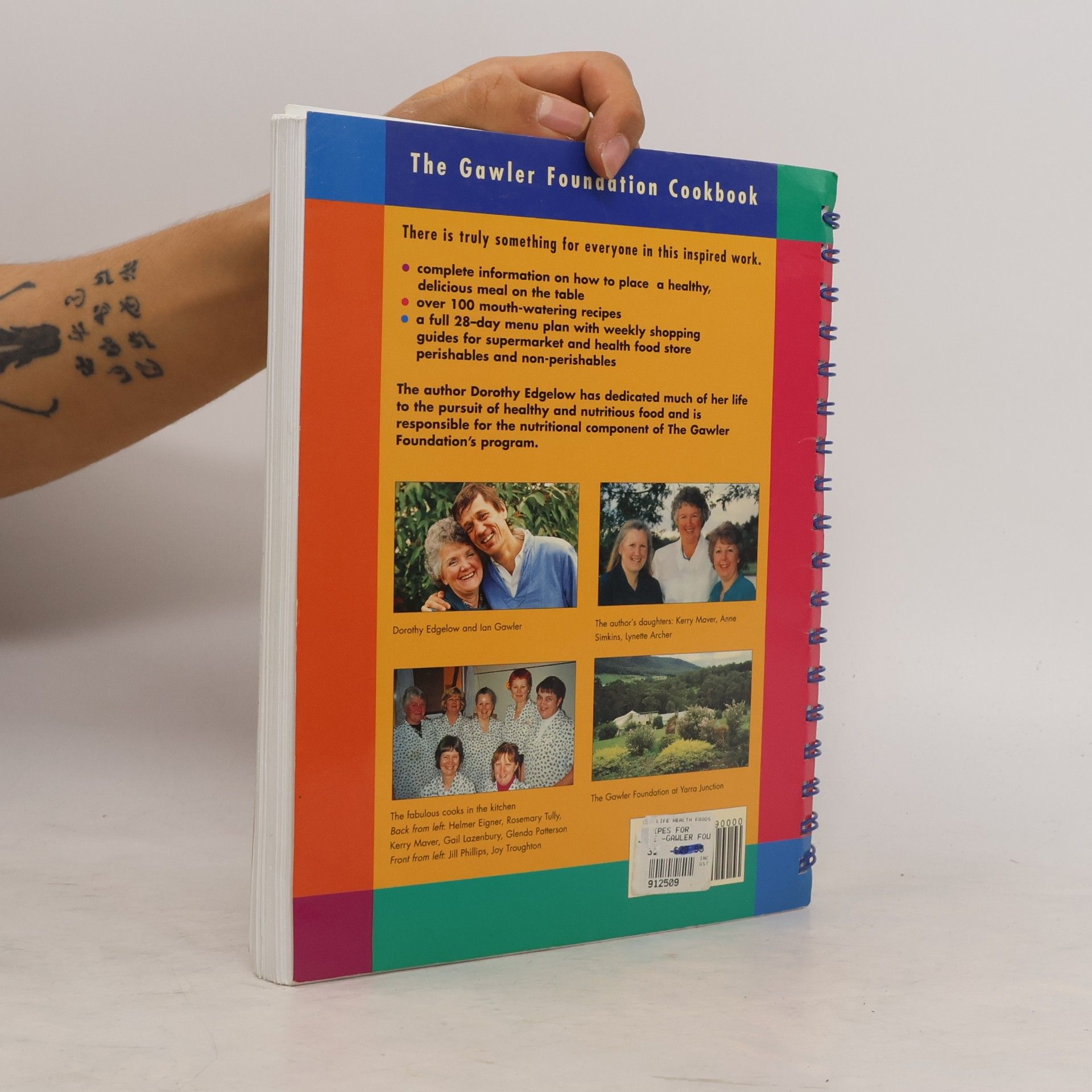Dorothy Edgelow The Gawler Foundation Cookbook