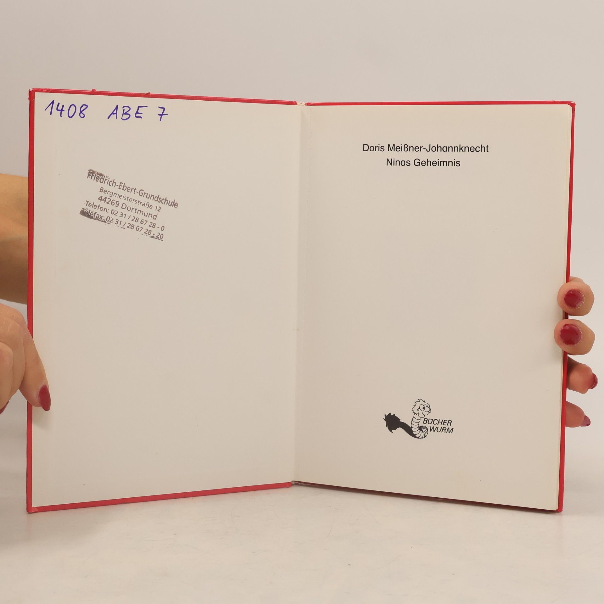 Doris Meissner-Johannknecht Bücherwurm: Ninas Geheimnis
