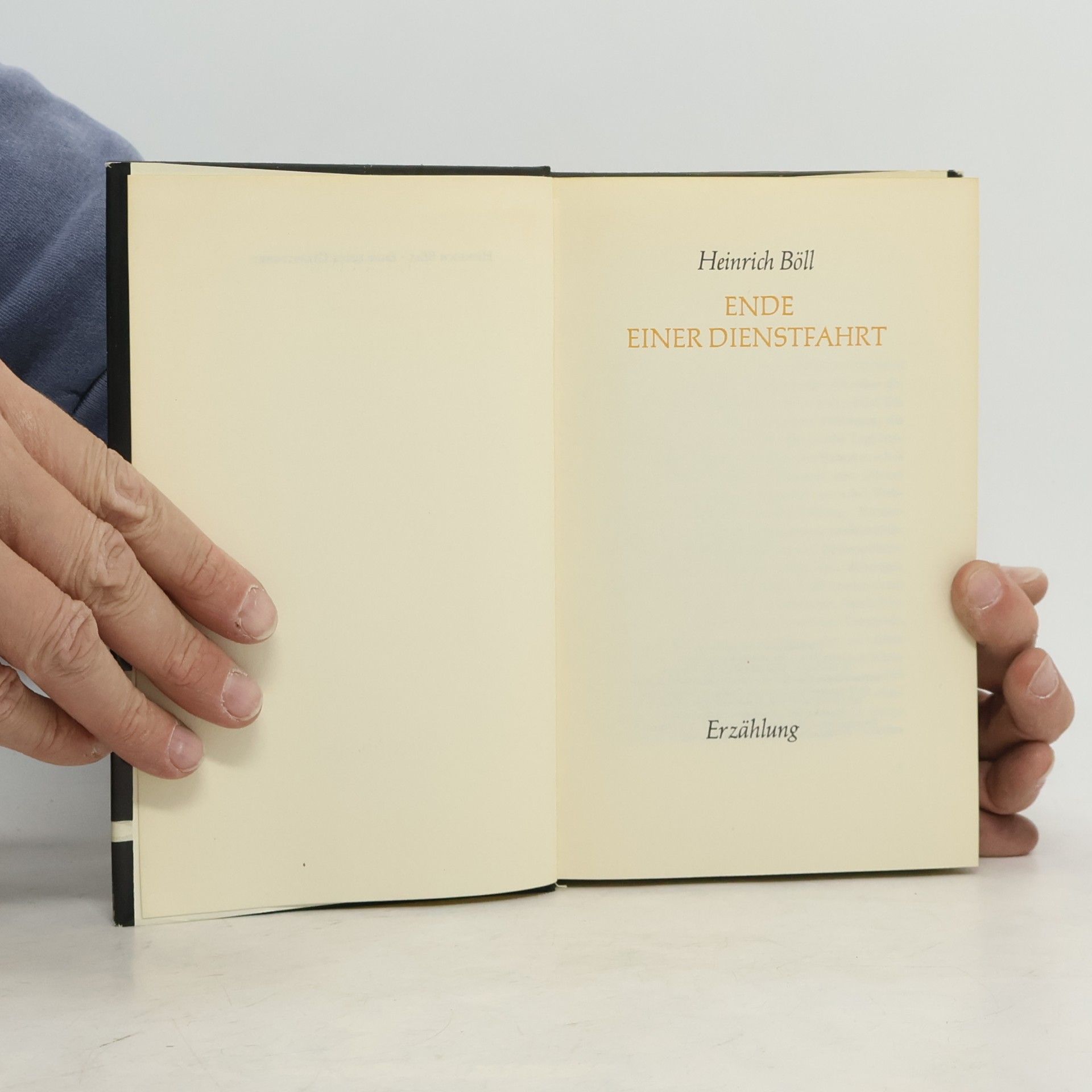 Heinrich Böll Ende einer Dienstfahrt