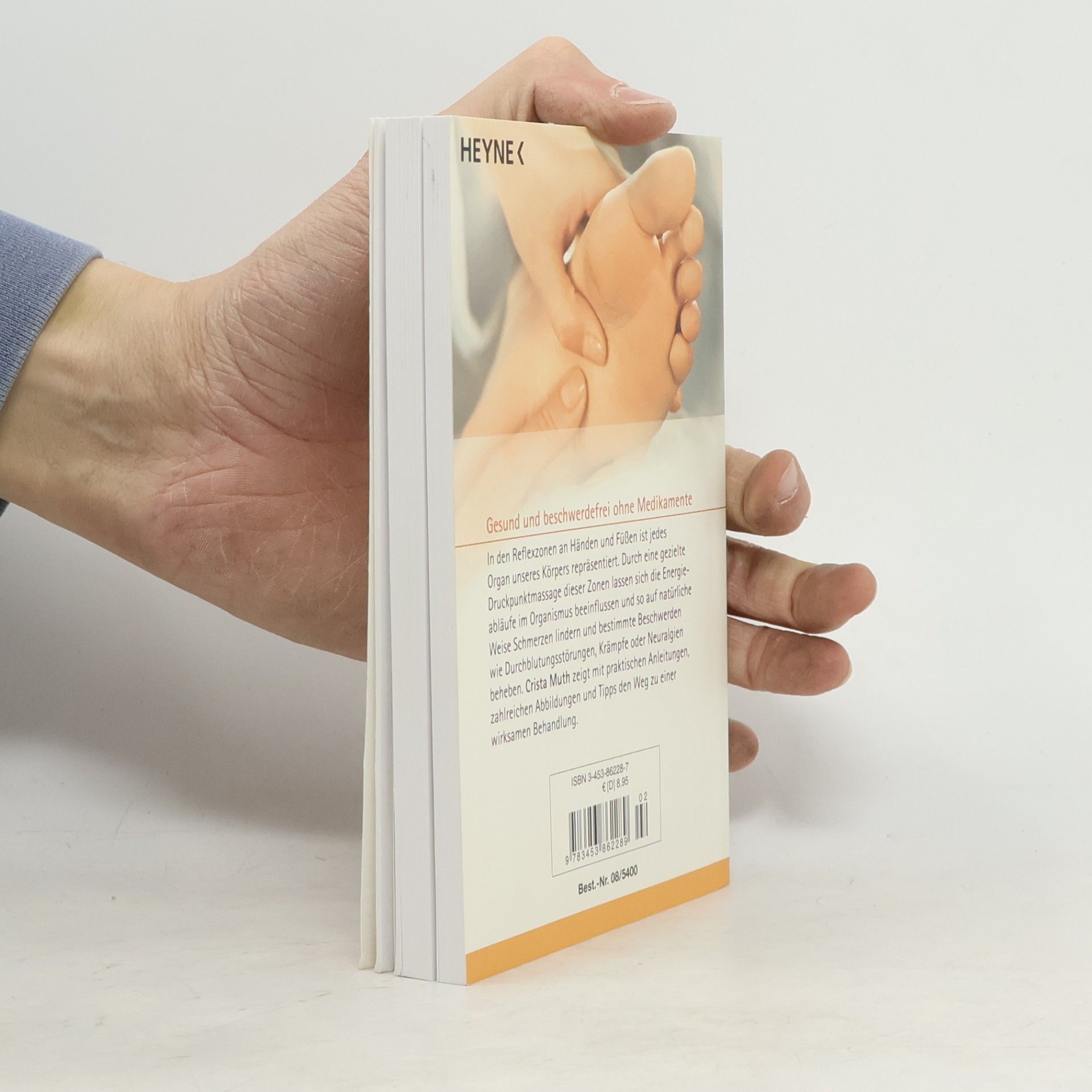 Crista Muth Heilen durch Reflexzonentherapie an Füßen und Händen