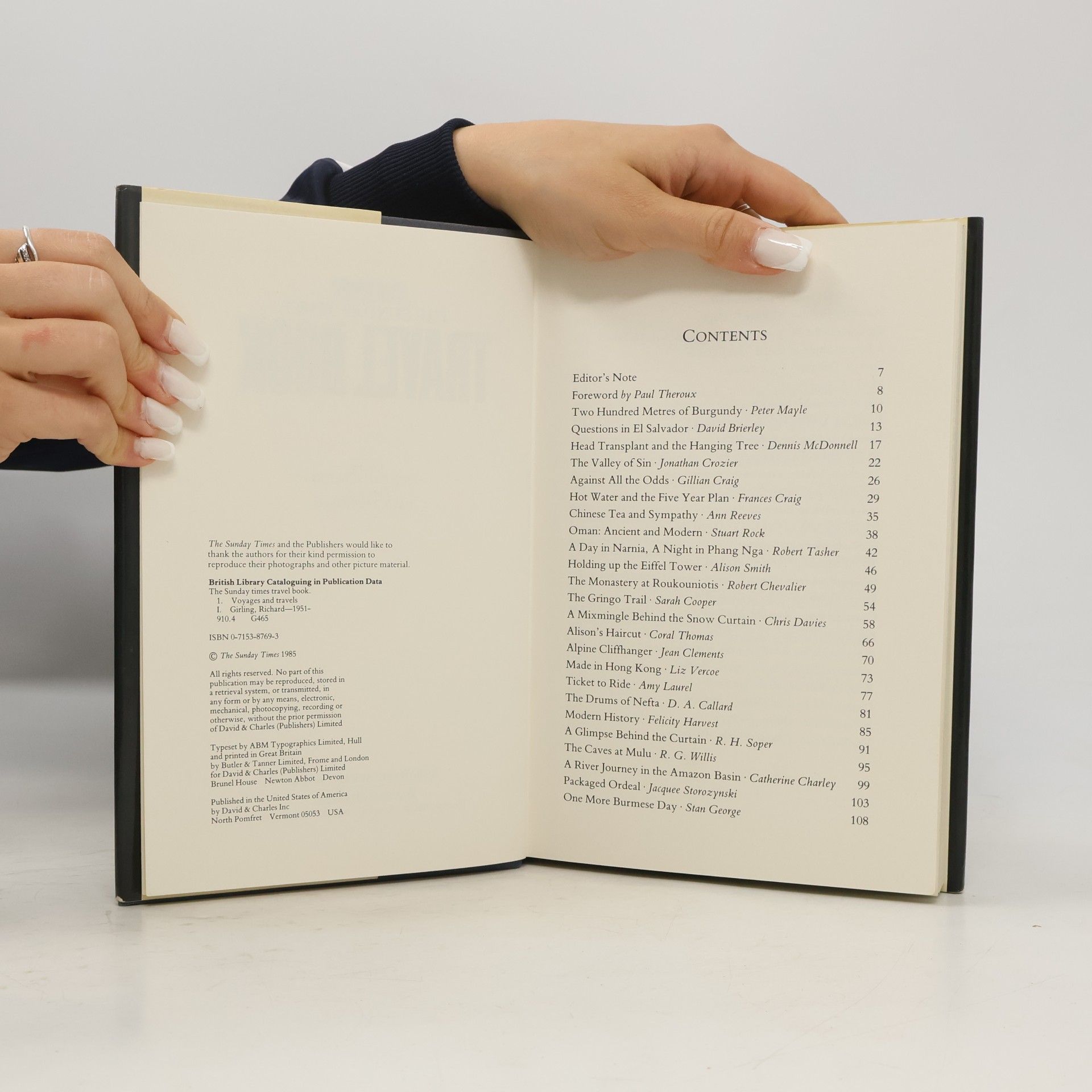 Richard Girling The Sunday Times Travel Book