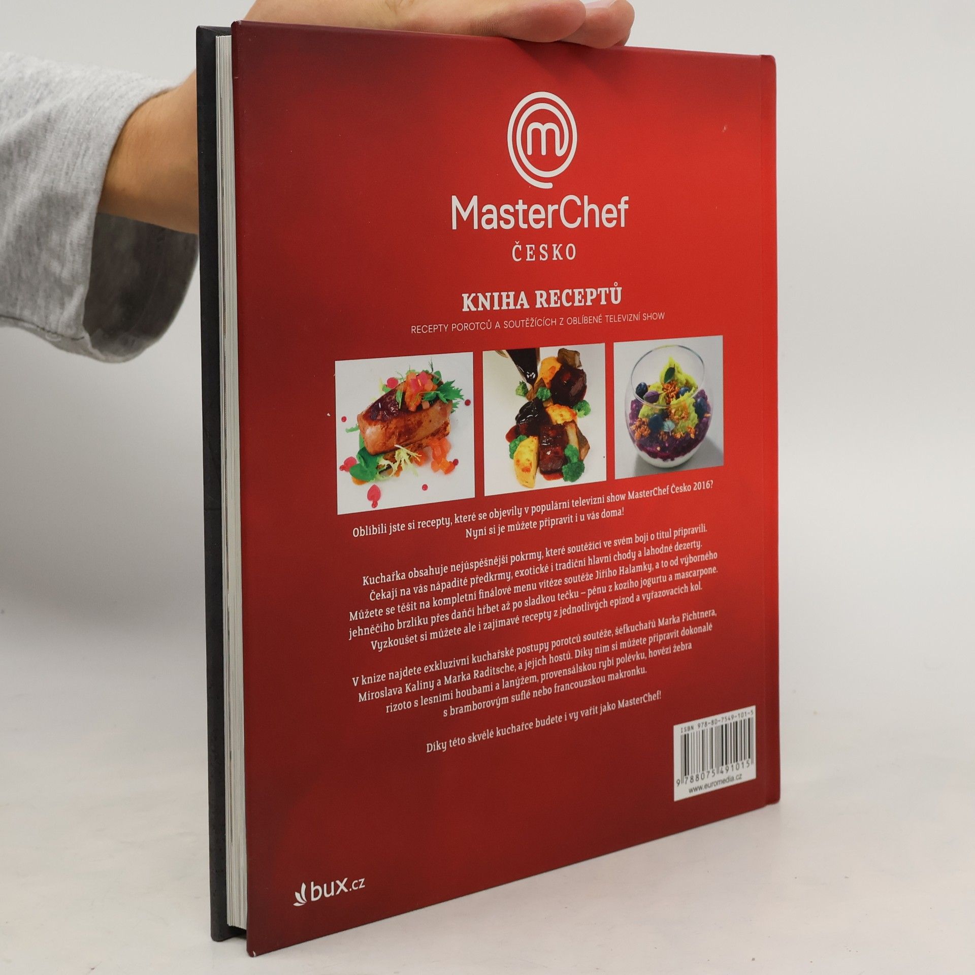 Various authors MasterChef Česko. Kniha receptů