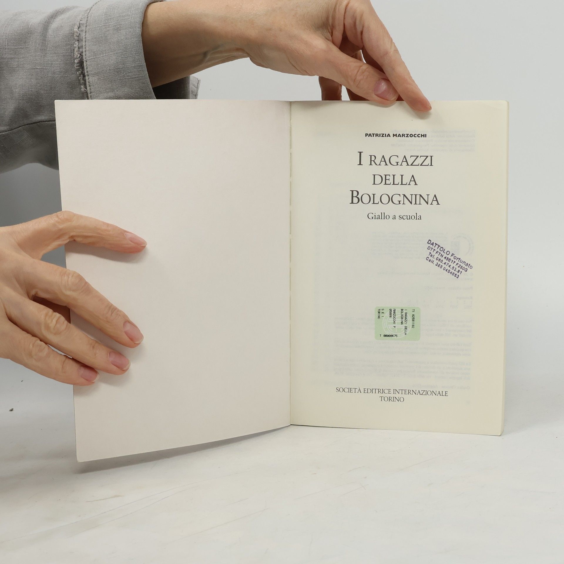 Patrizia Marzocchi Scrittori per la scuola: I ragazzi della Bolognina. Giallo a scuola