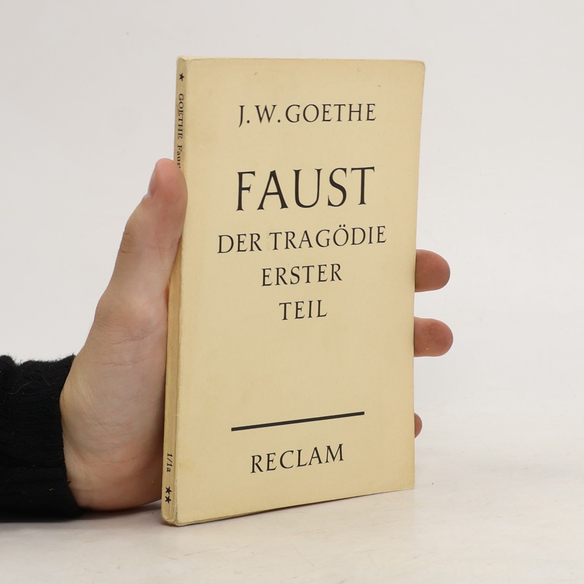 Johann Wolfgang von Goethe Faust I.