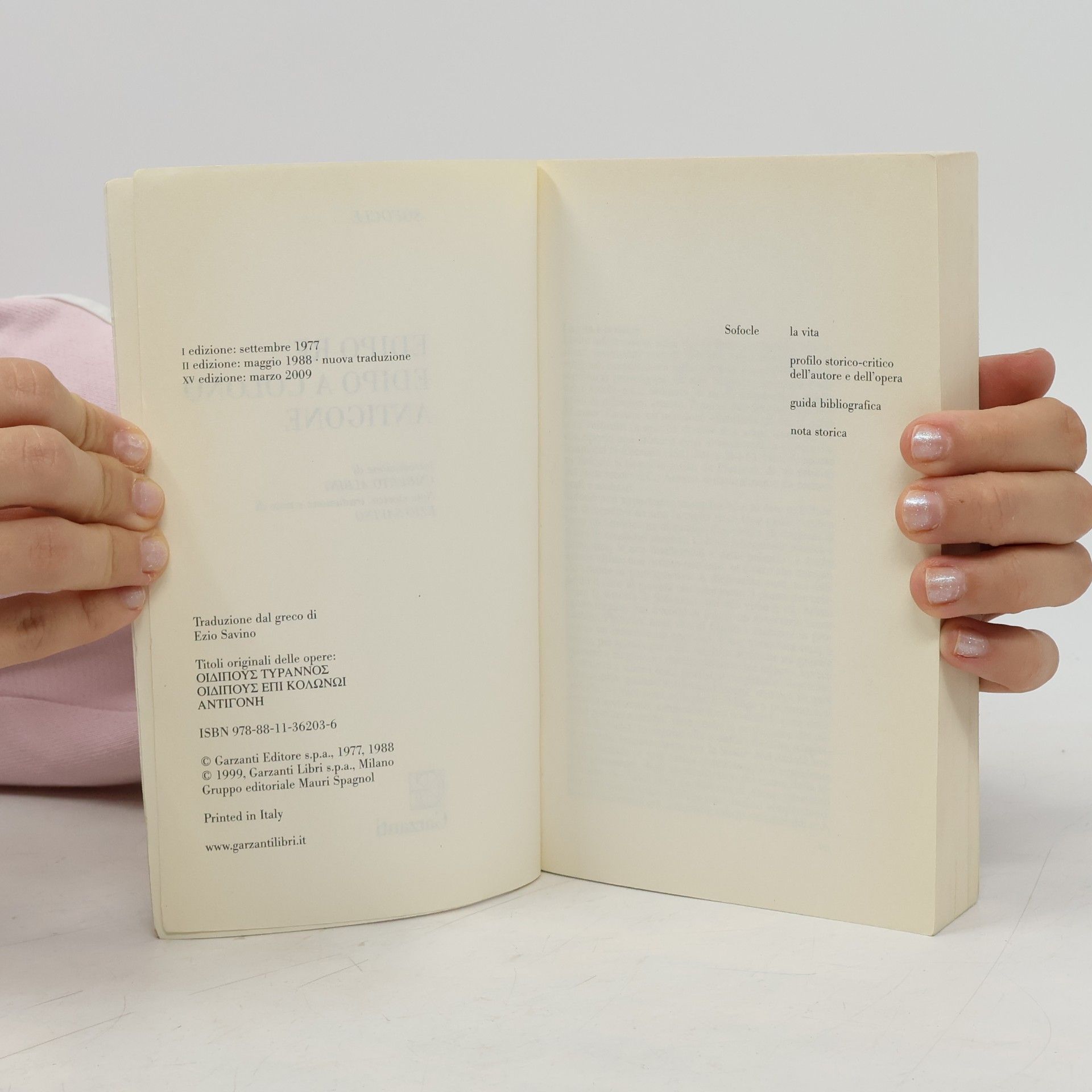 Sophocles I grandi libri - 203: Edipo re - Edipo a Colono - Antigone