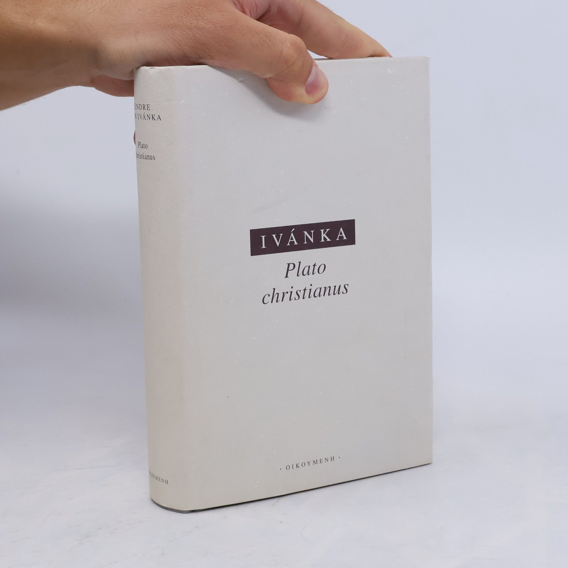 Endre Ivánka Plato christianus