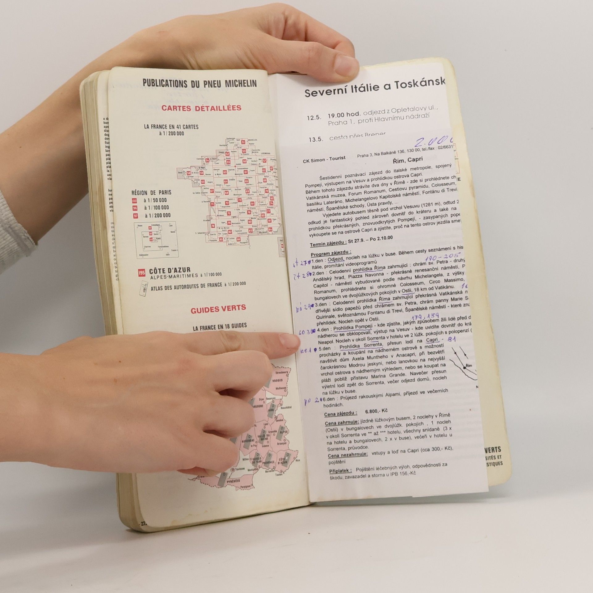 Guides Touristiques Michelin Michelin Green Guide: Italy 1973