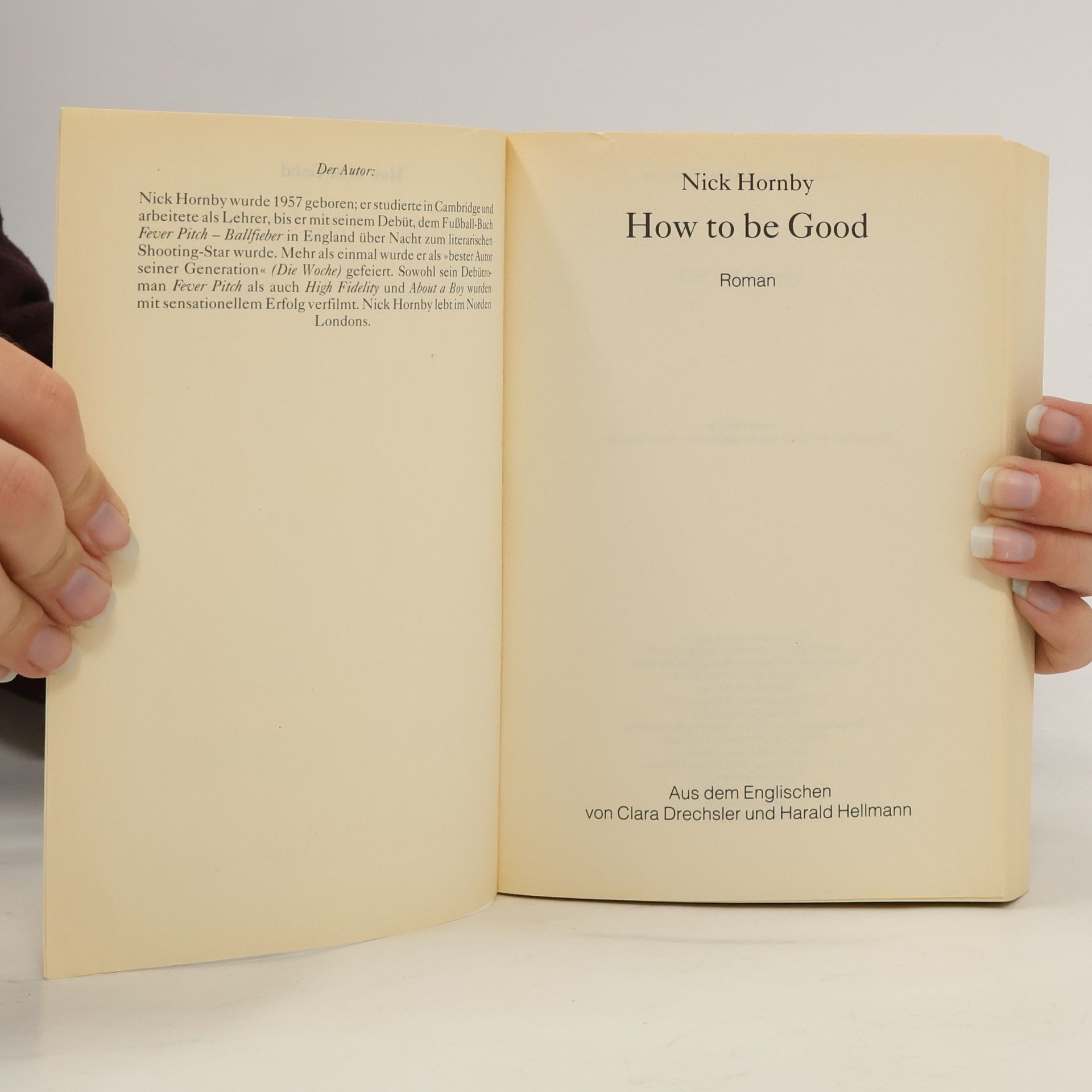 Nick Hornby How to be Good