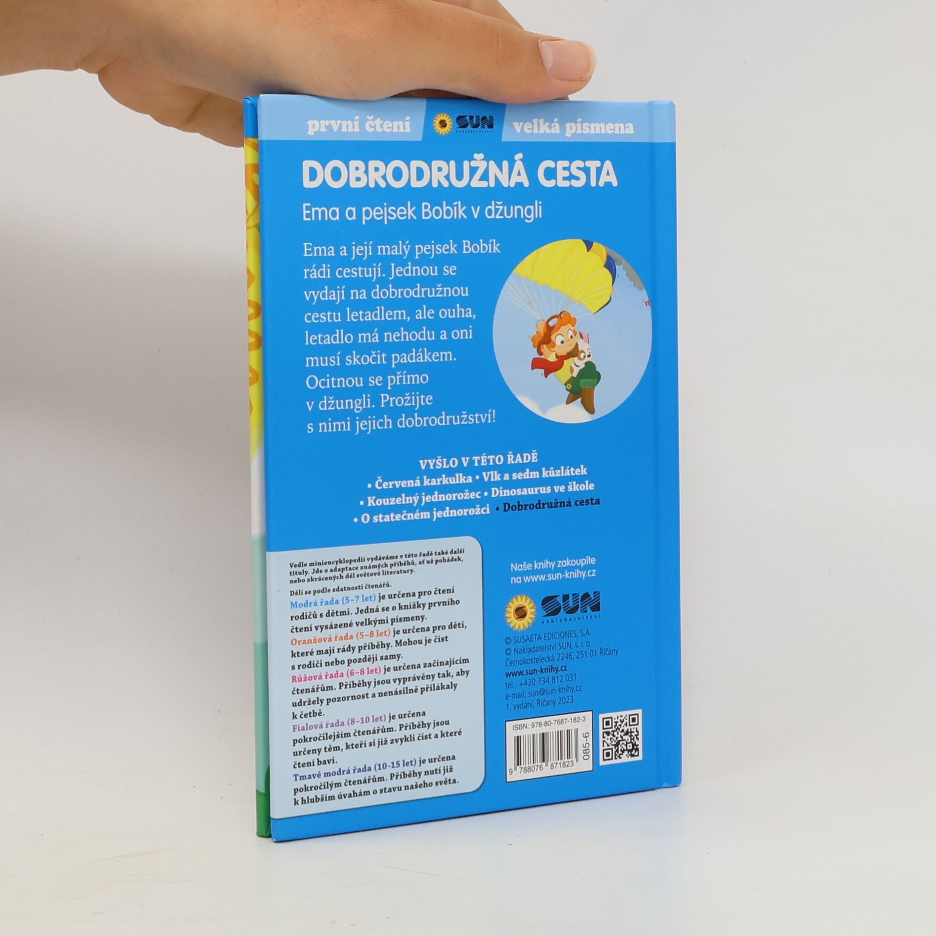 Dita Křišťanová Dobrodružná cesta. Ema a pejsek Bobík v džungli