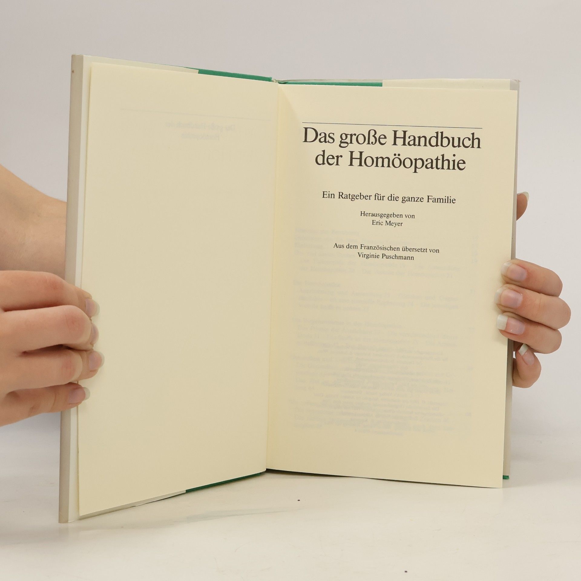kolektiv Das große Handbuch der Homöopathie