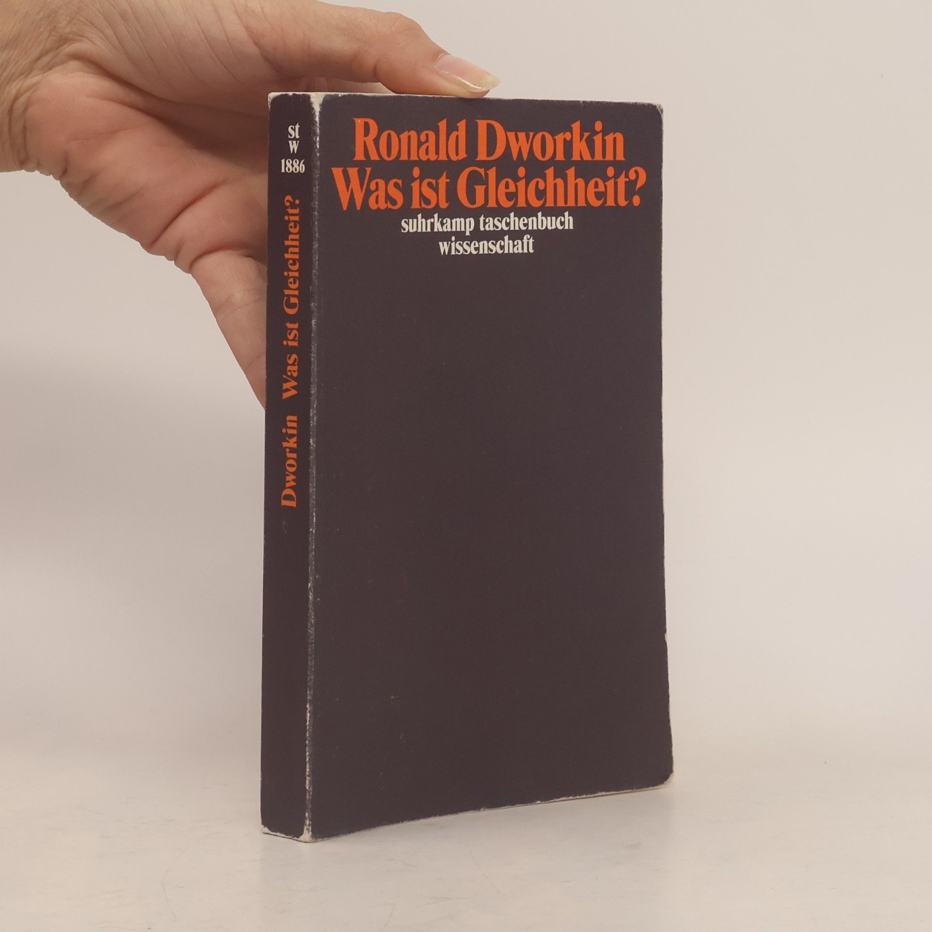 Suhrkamp Taschenbuch Wissenschaft - 1886: Was ist Gleichheit?