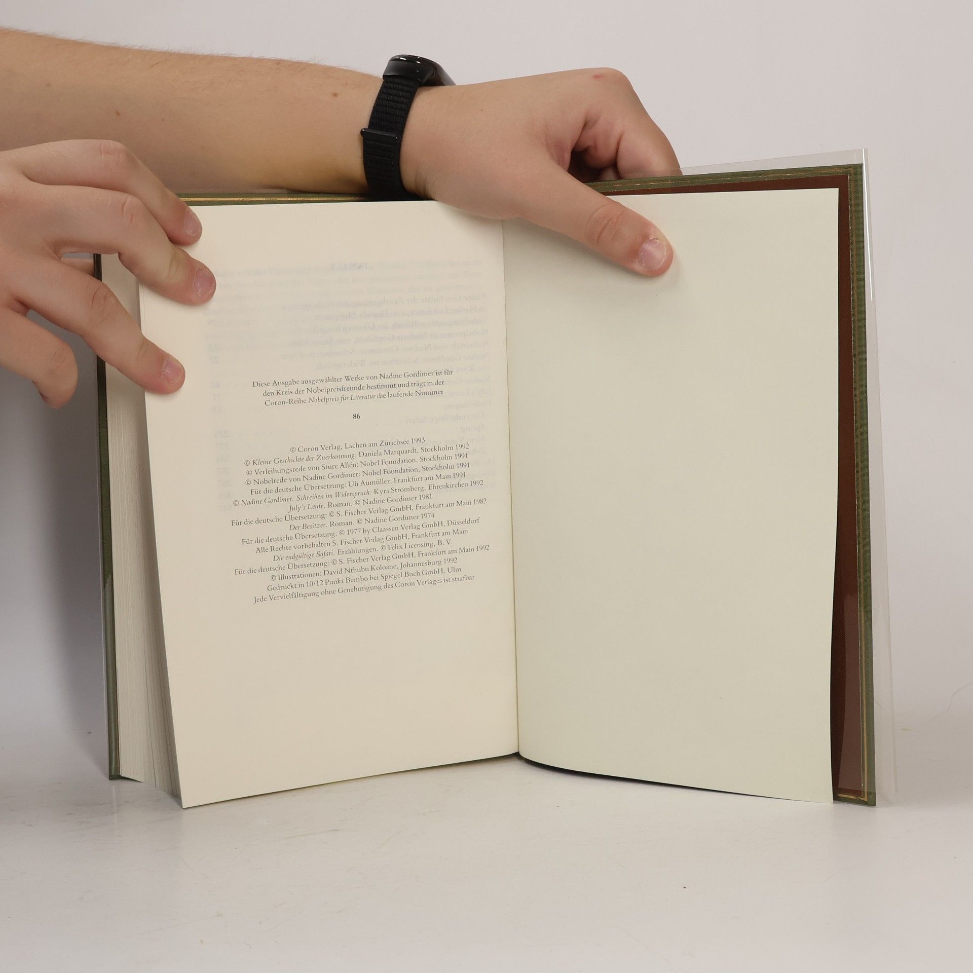 Autorenkollektiv Nobelpreis für literatur 1989-1991: Cela, Paz, Gordimer