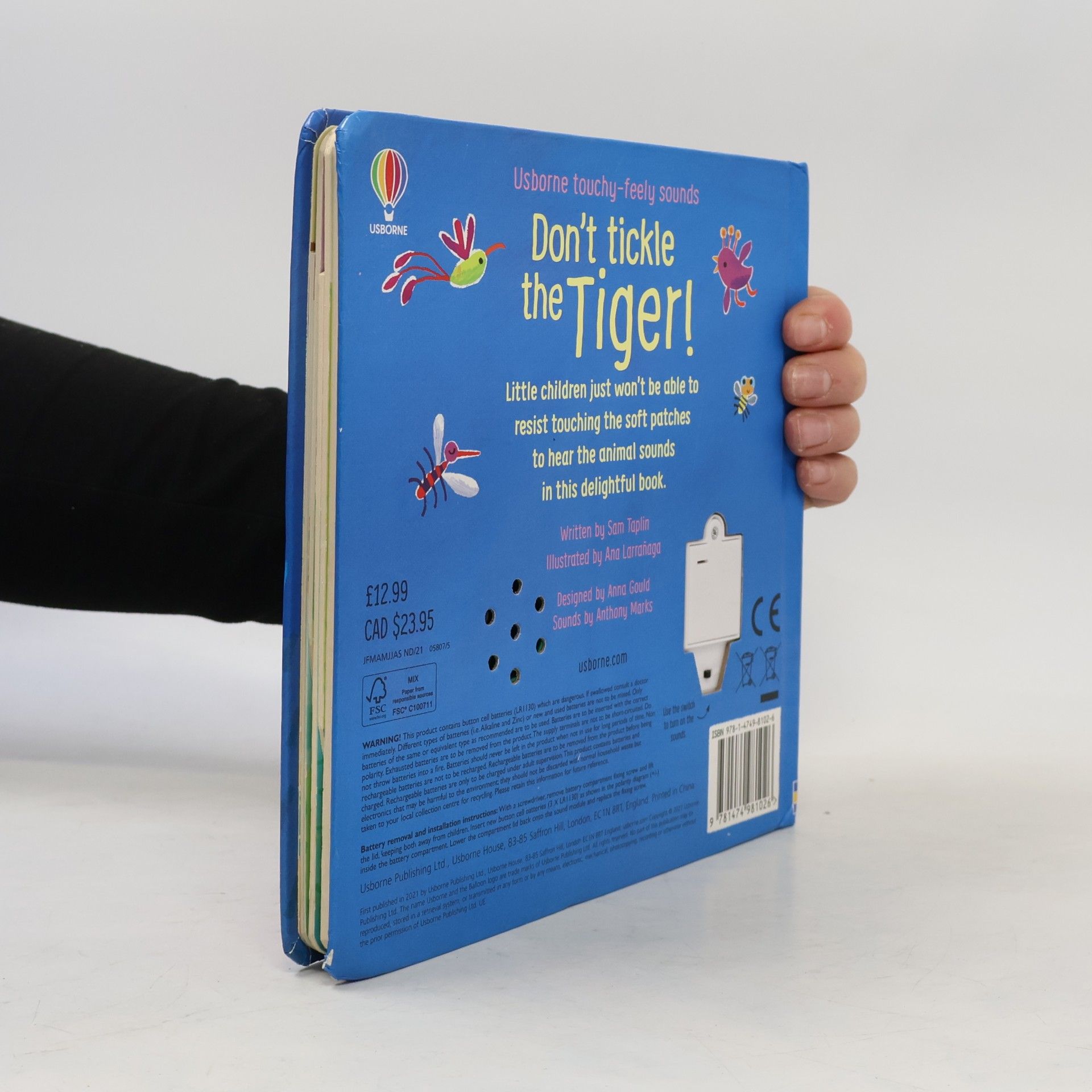 Sam Taplin Usborne Touchy-Feely Sounds - 1: Don't Tickle the Tiger!
