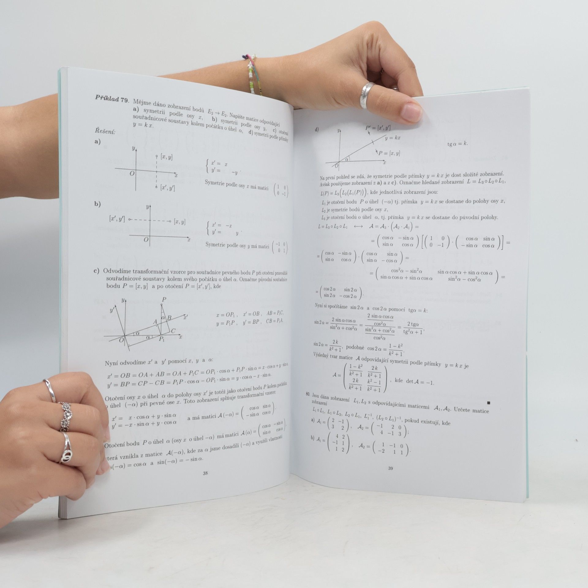 Elena Brožíková Lineární algebra a analytická geometrie: řešené příklady