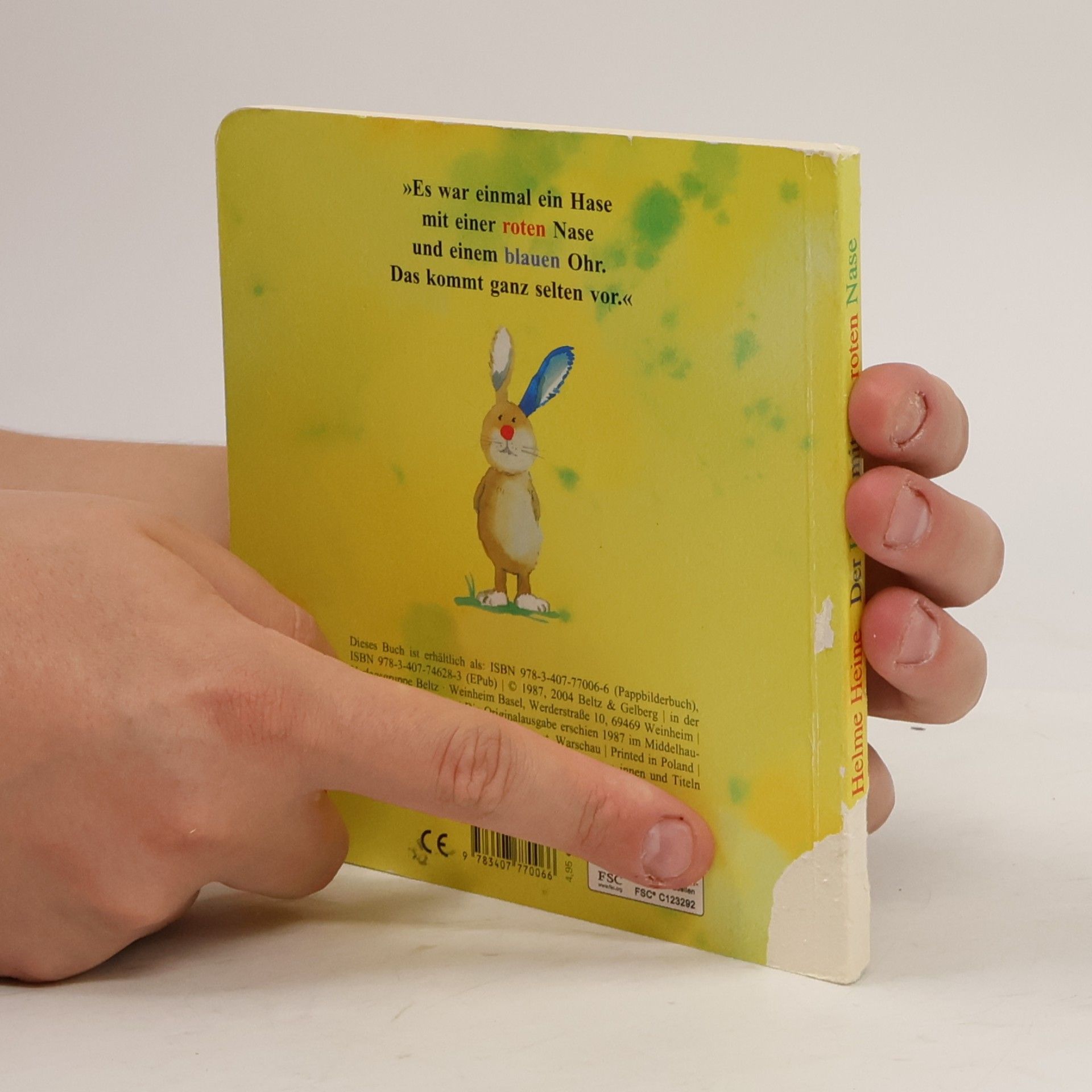Helme Heine Der Hase mit der roten Nase