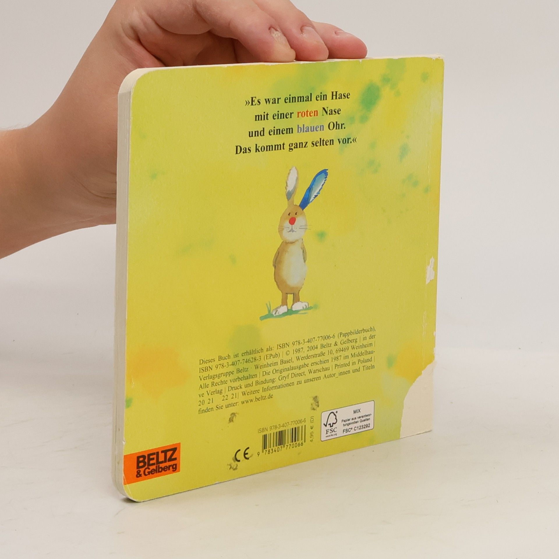 Helme Heine Der Hase mit der roten Nase