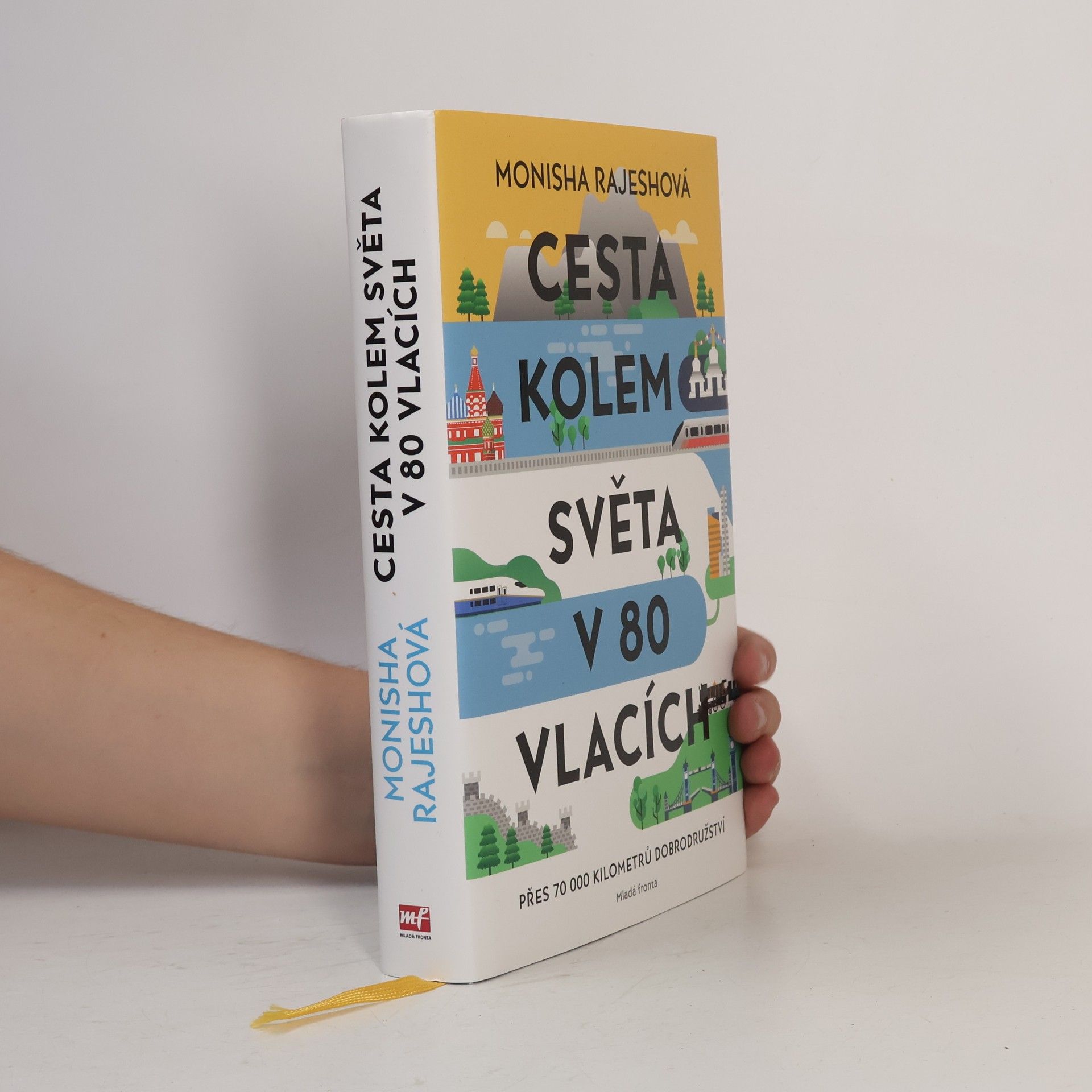 Monisha Rajesh Cesta kolem světa v 80 vlacích. Přes 70 000 kilometrů dobrodružství