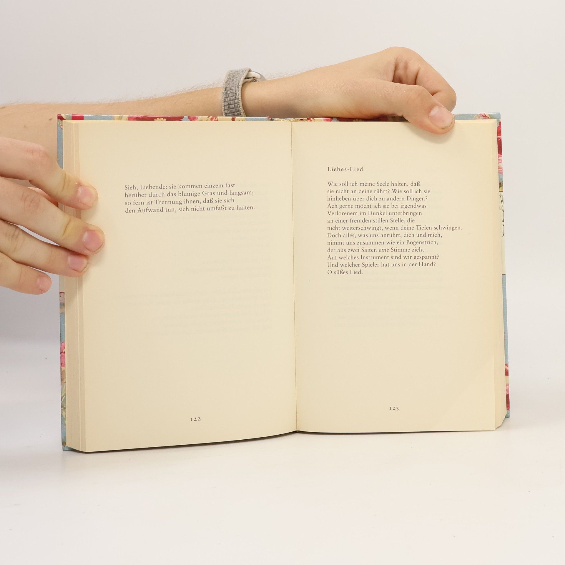 Rainer Maria Rilke In einer Rose steht dein Bett, Geliebte
