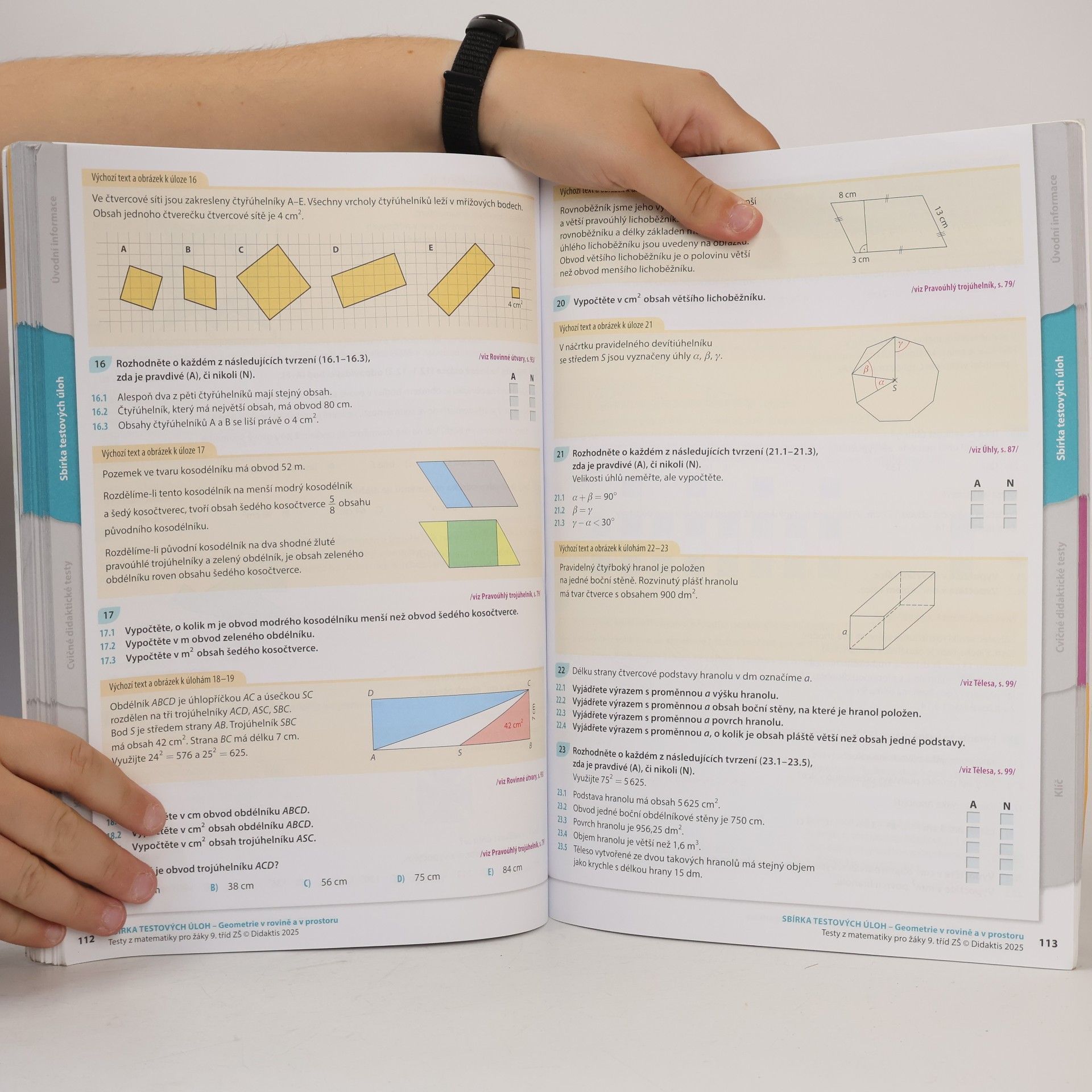 AA.VV. Testy 2026 z matematiky pro žáky 9. tříd ZŠ : příprava na jednotné přijímací zkoušky
