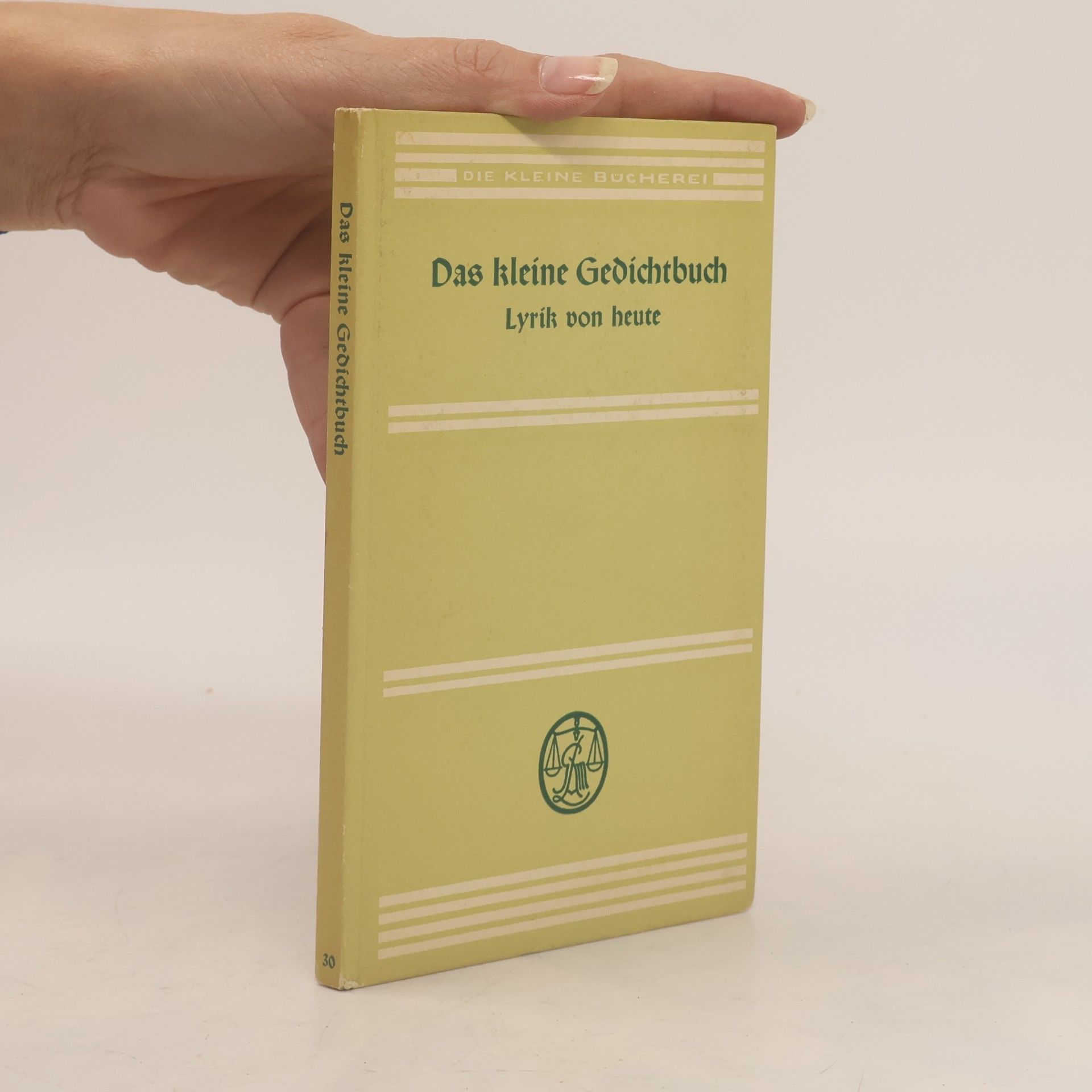 kolektiv Das kleine Gedichtbuch Lyrik von heute