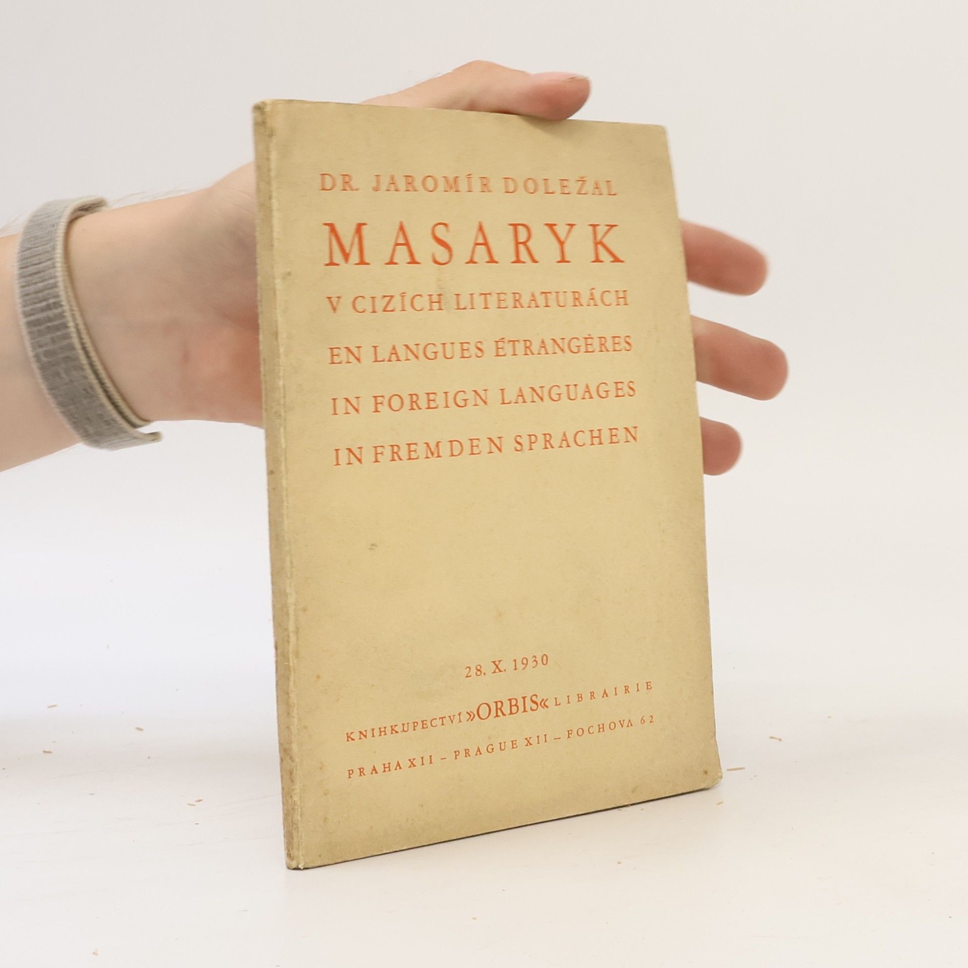 Jaromír Doležal Masaryk v cizích literaturách