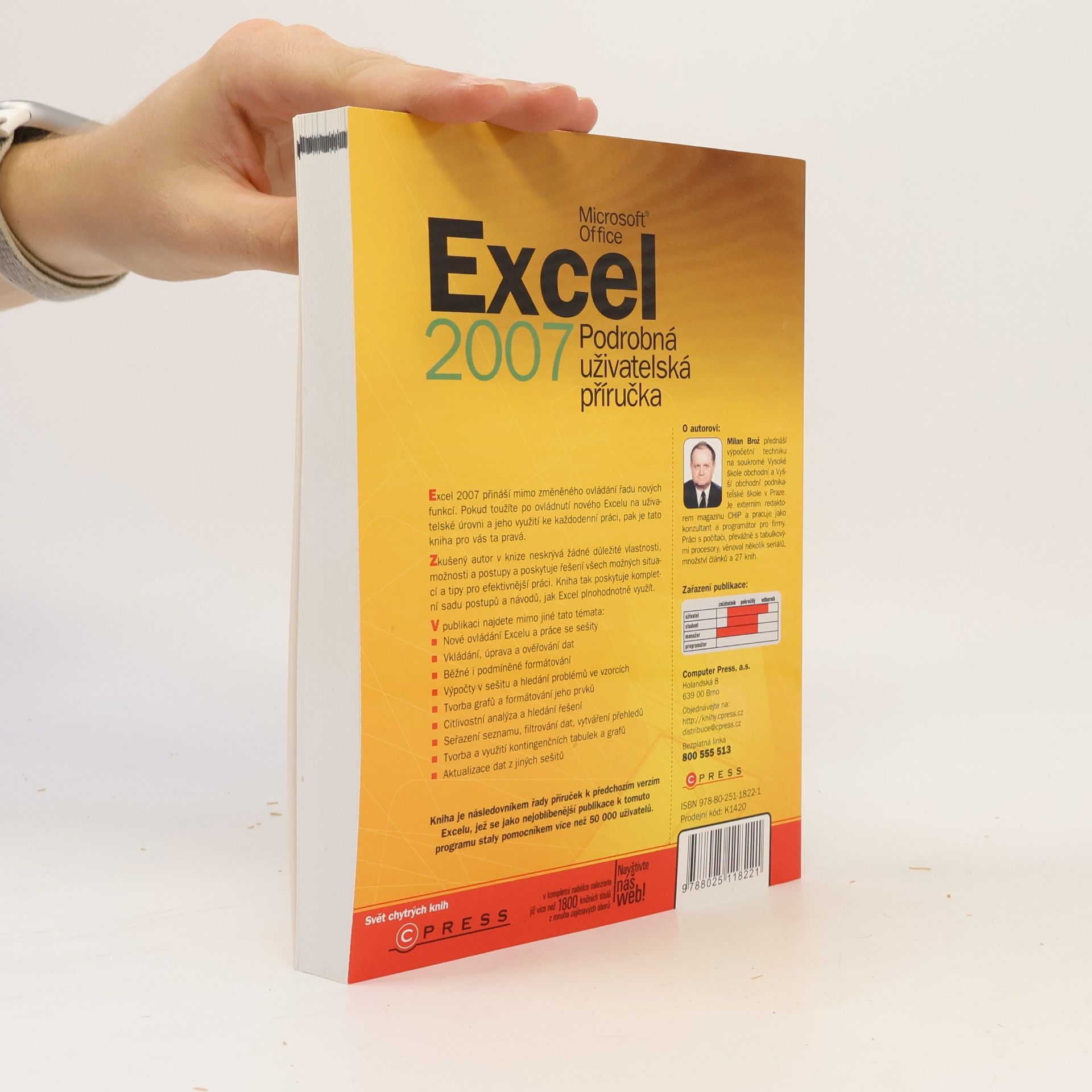 Milan Brož Microsoft Office Excel 2007. Podrobná uživatelská příručka