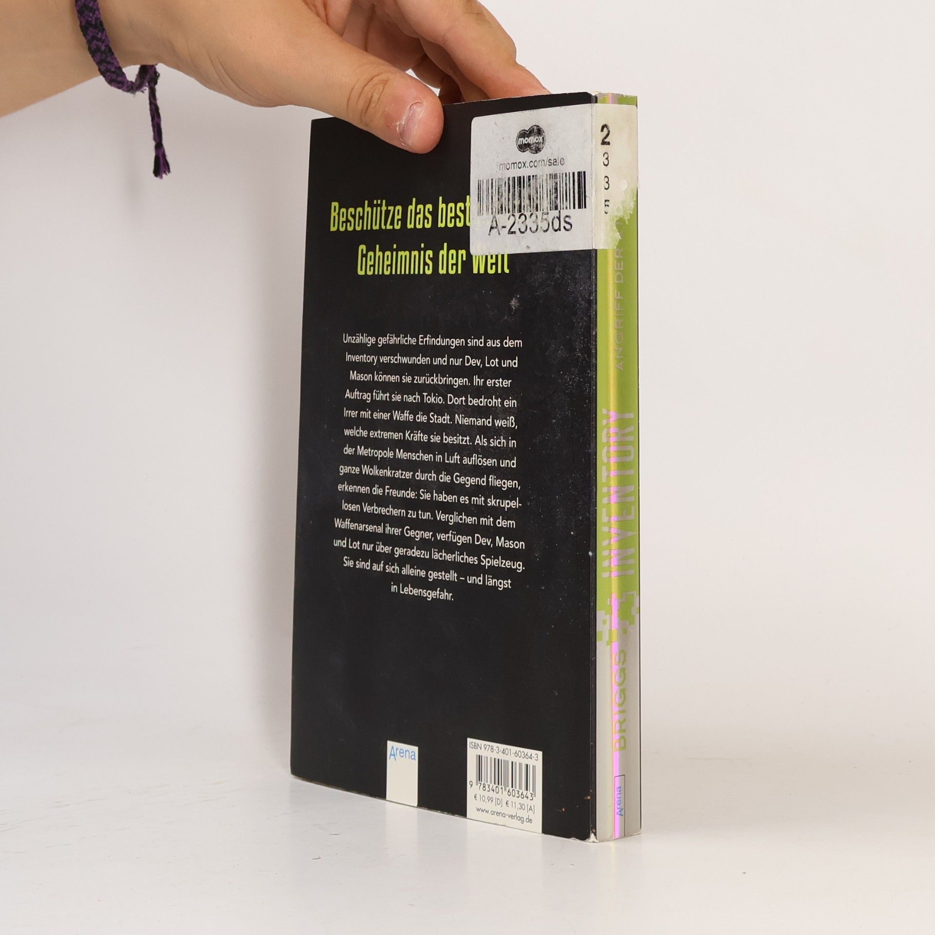 Andy Briggs Inventory - Angriff der Atome