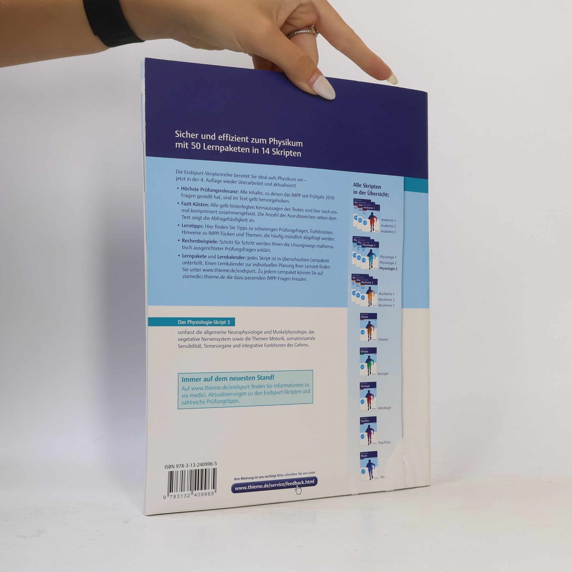 Autorenkollektiv Endspurt Vorklinik: Physiologie 3