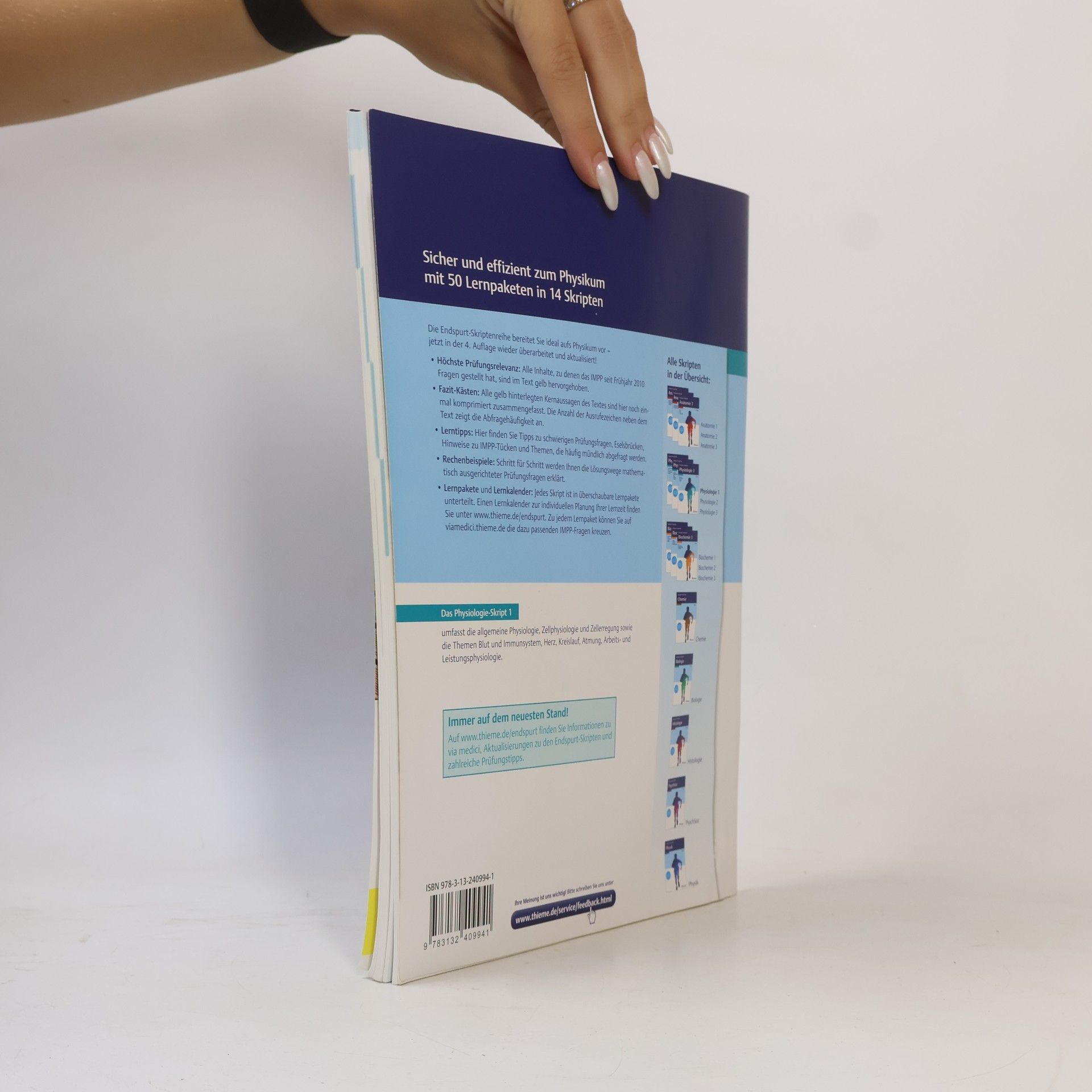 Georg Thieme Verlag Endspurt Vorklinik: Physiologie 1