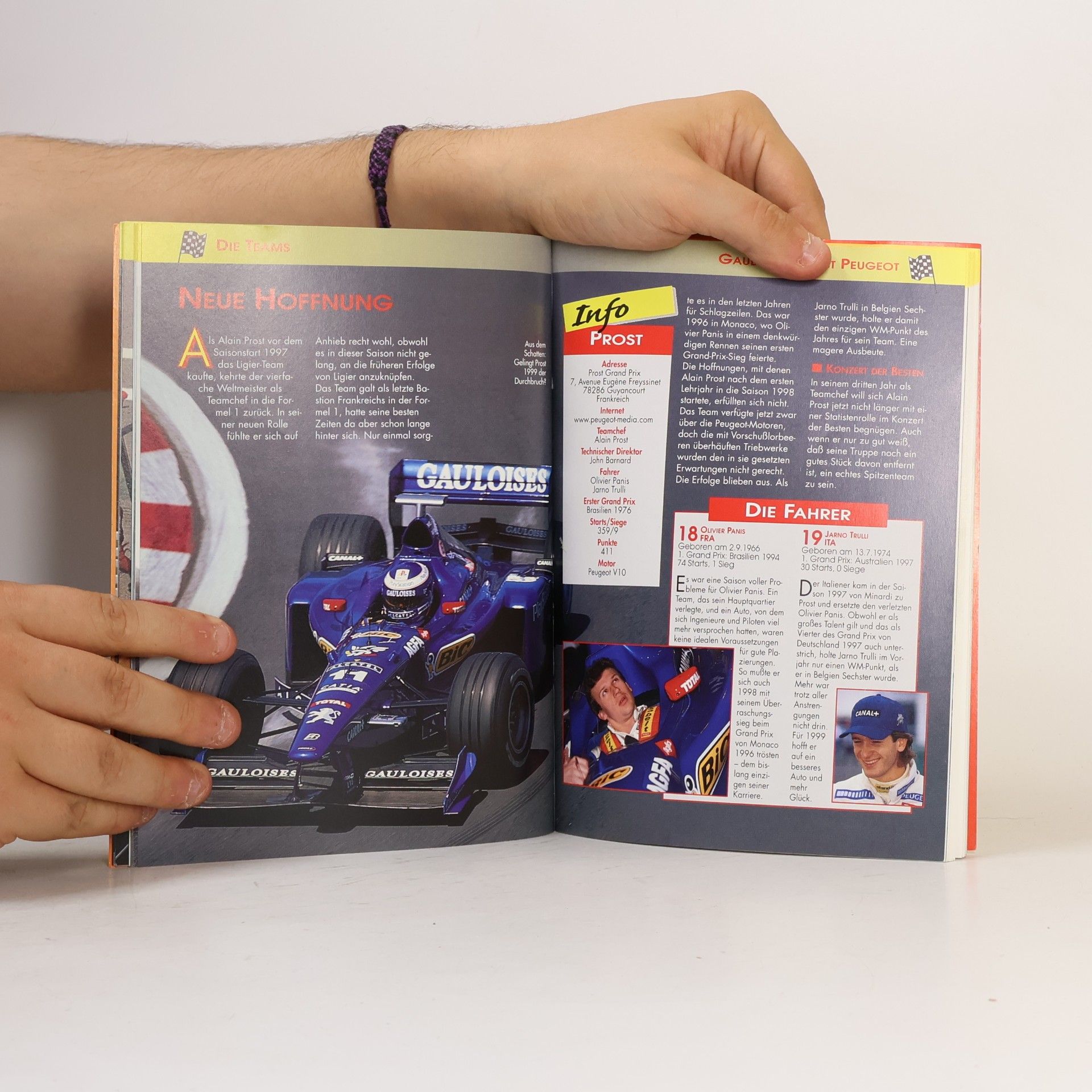 Claus-Peter Andorka Formel-1-Guide: Für die Saison 1999