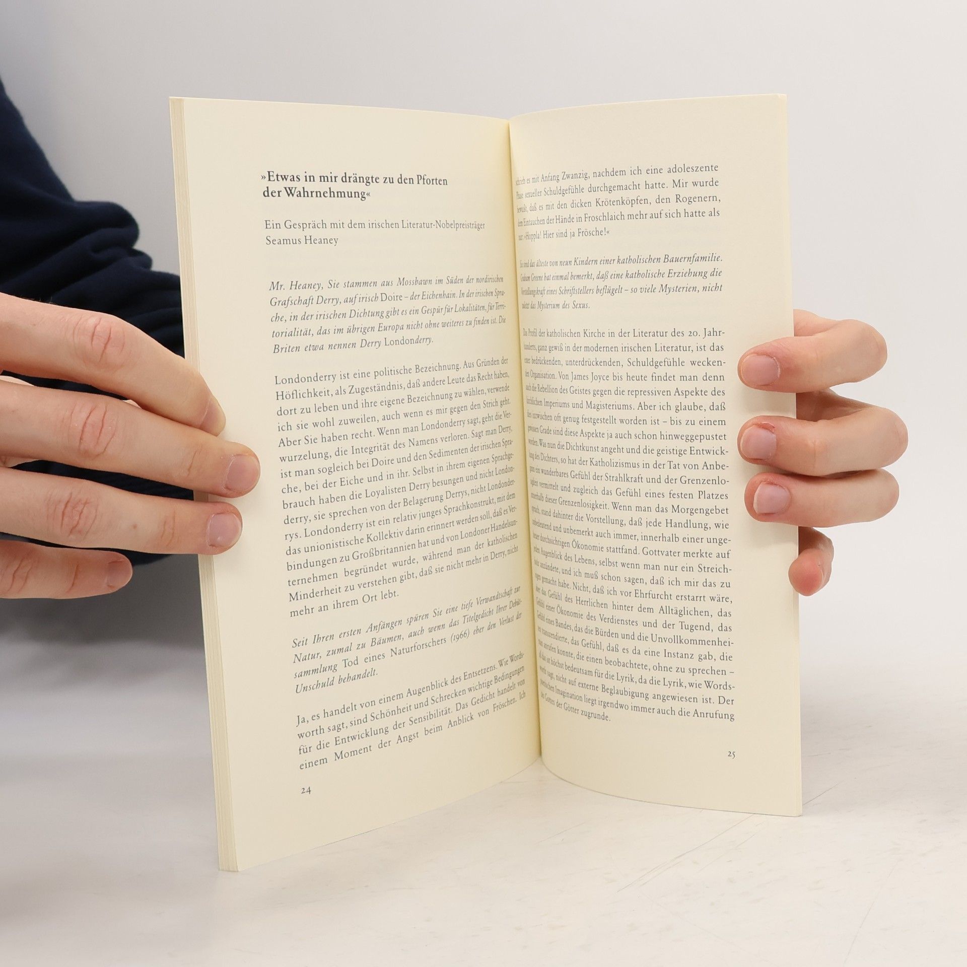 Seamus Heaney Die Poesie würdigen