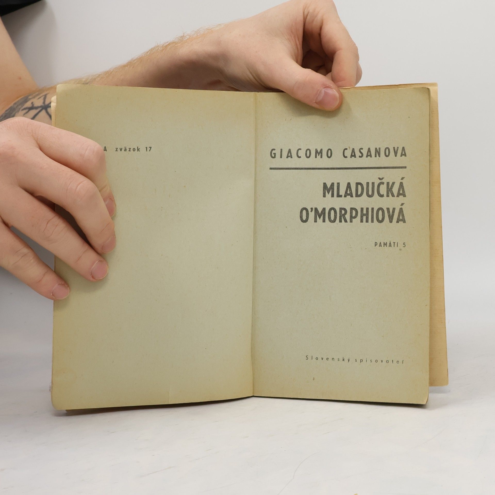 Giacomo Casanova Mladučká O'Morphiová