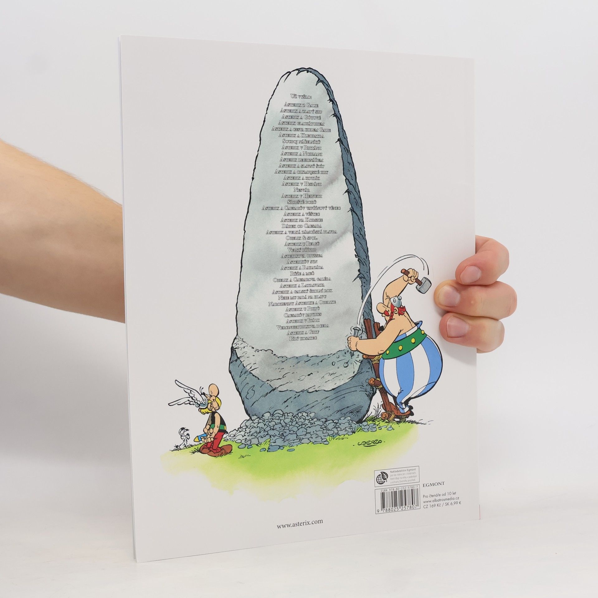 Fabcaro Asterix 40 - Bílý kosatec