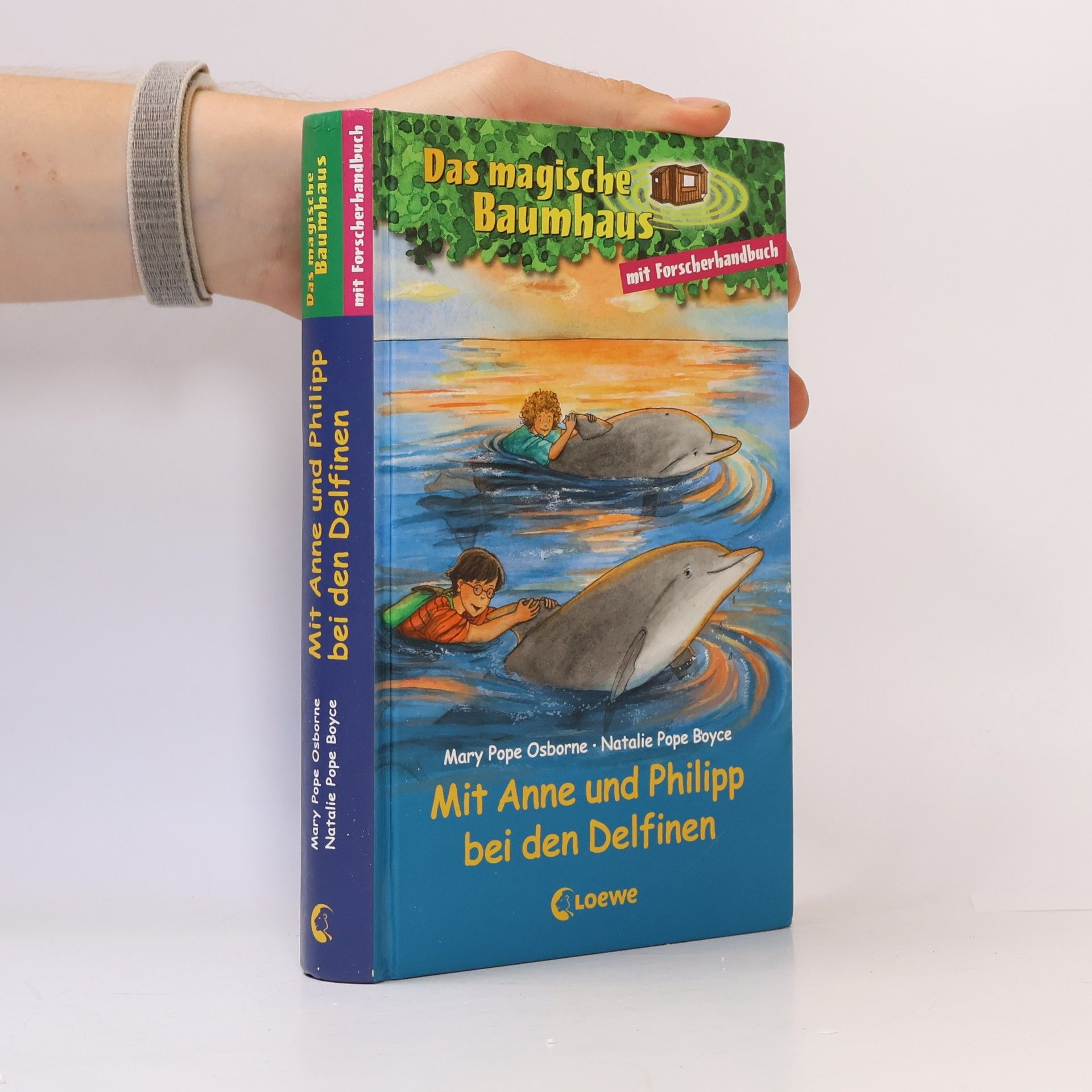 Natalie Pope Boyce Mit Anne und Philipp bei den Delfinen