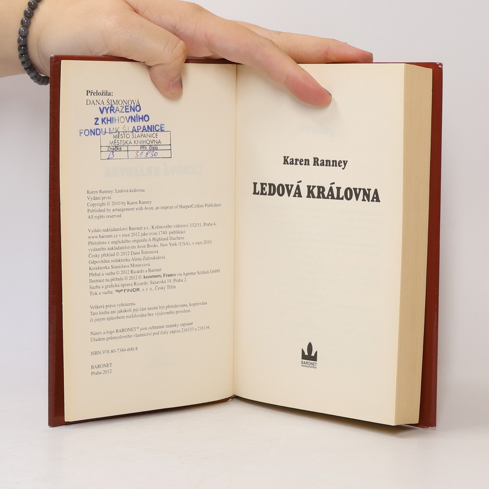 Karen Ranney Ledová královna