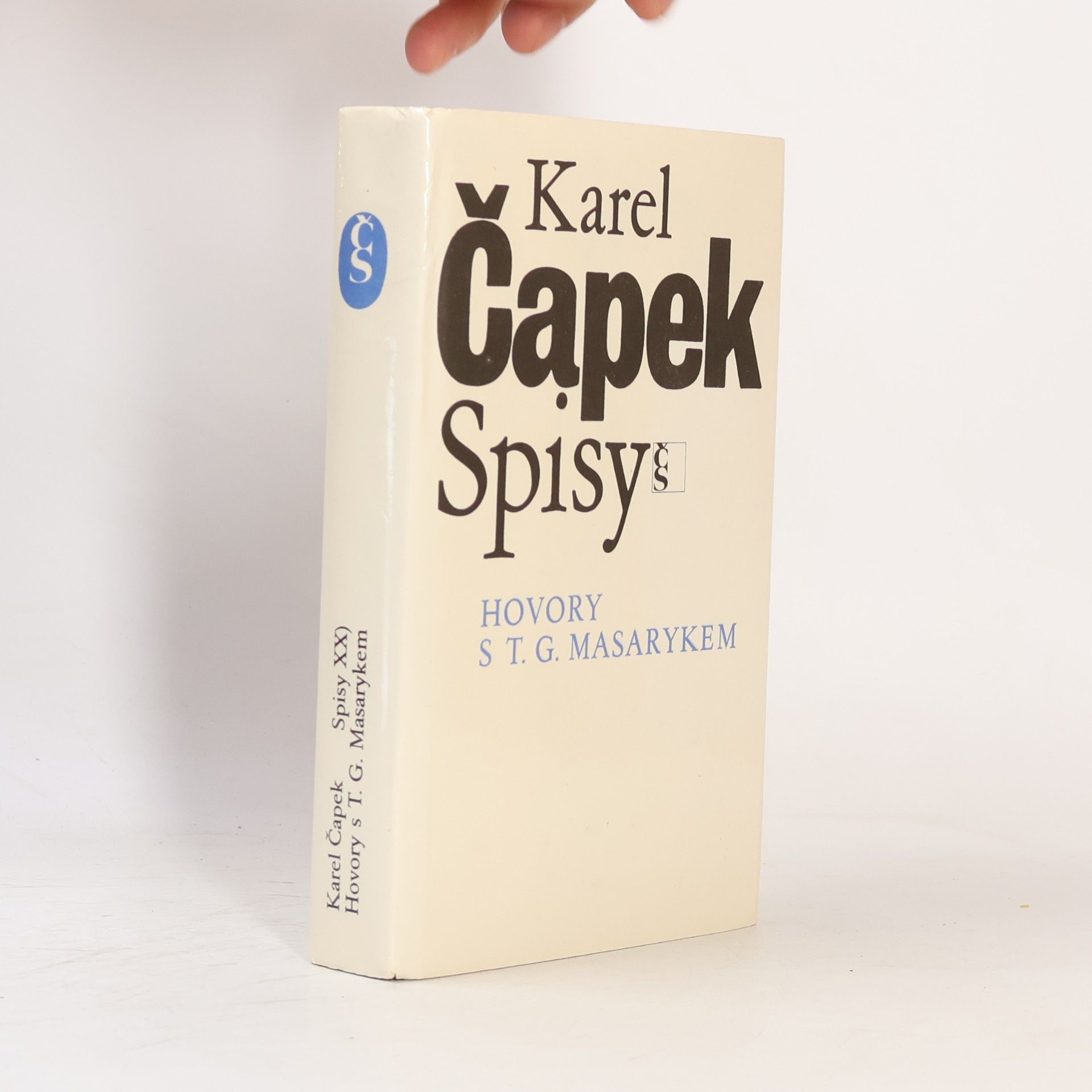 Karel Čapek Hovory s T. G. Masarykem