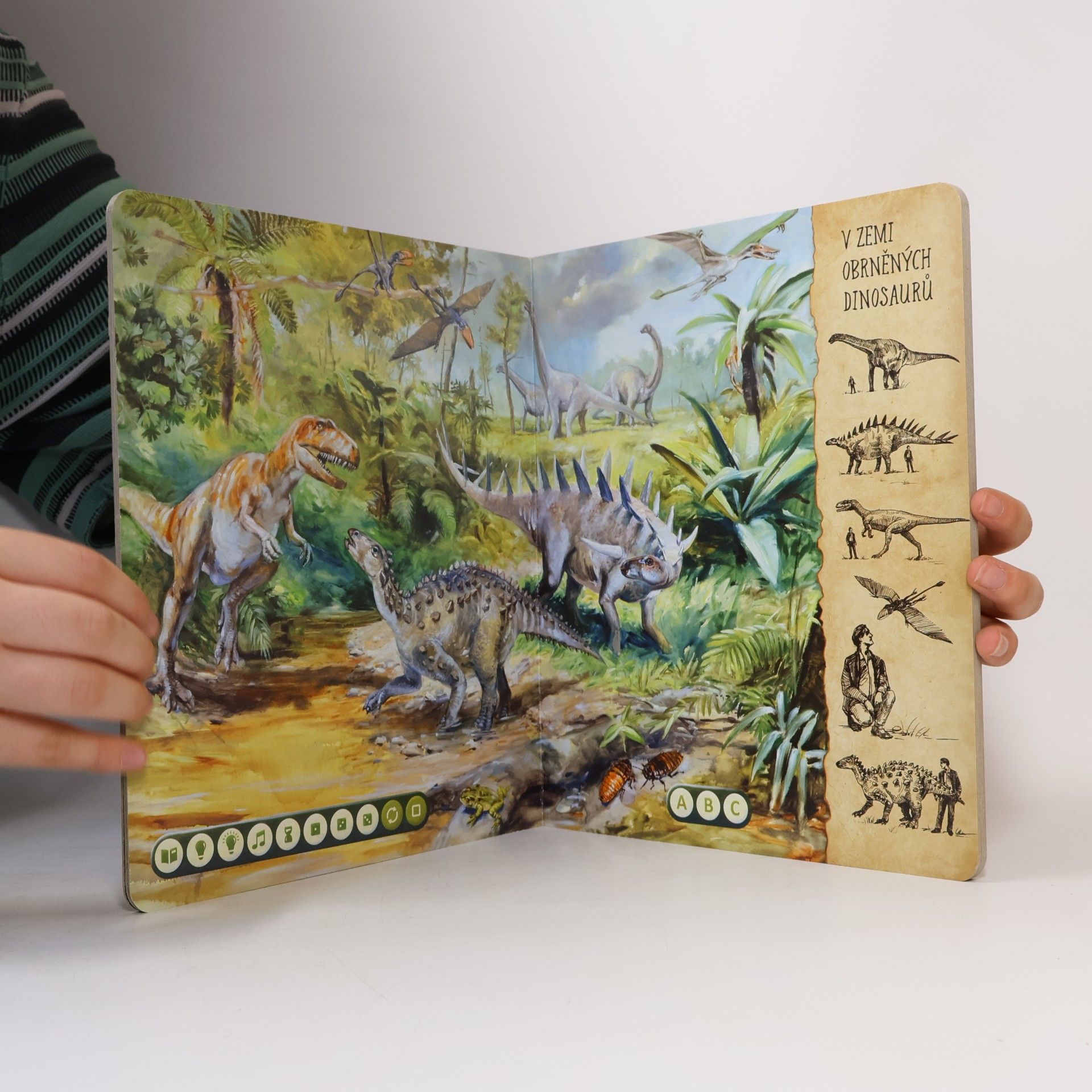 Jan Spěváček Dinosauři. Interaktivní mluvící kniha
