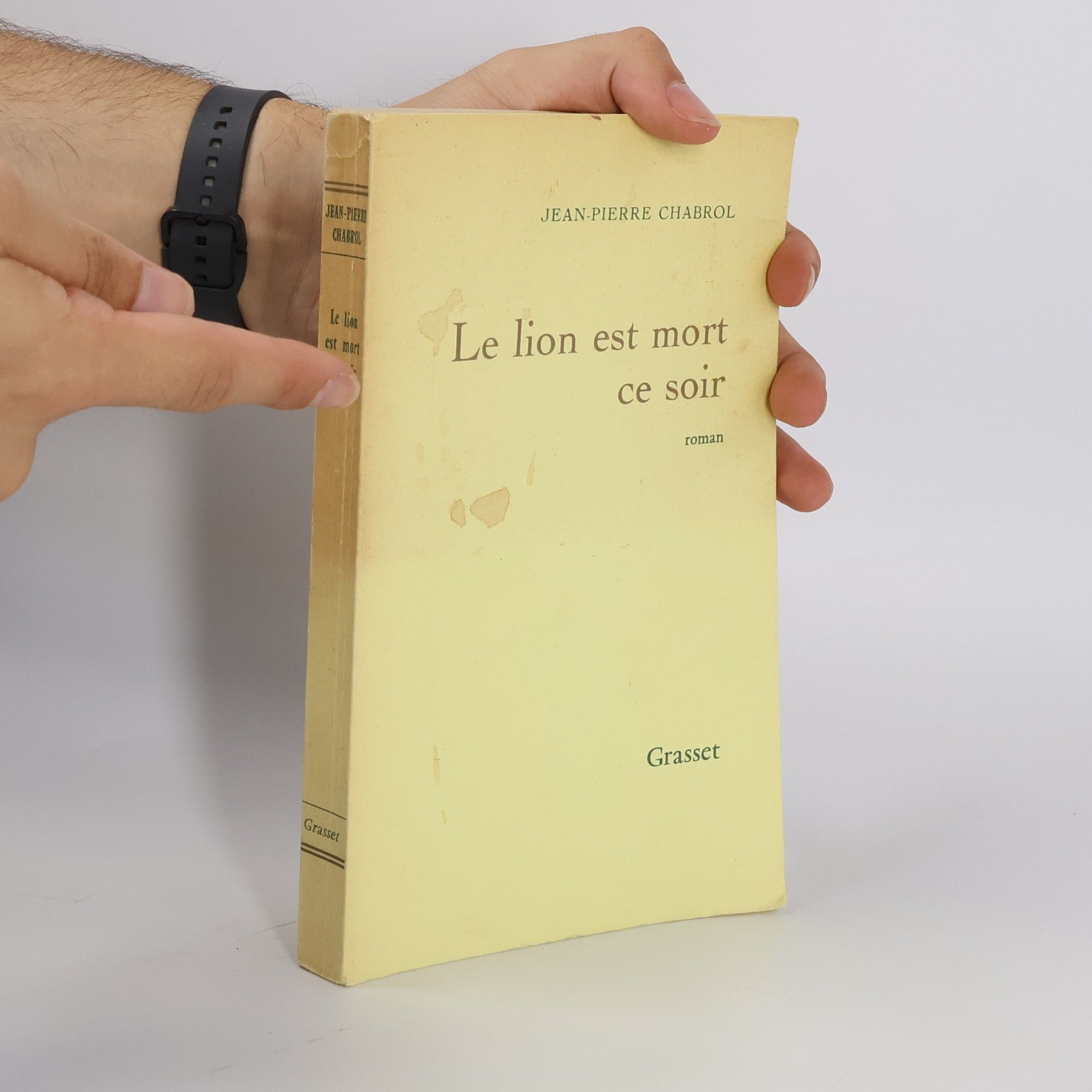 Jean Pierre Chabrol Le lion est mort ce soir