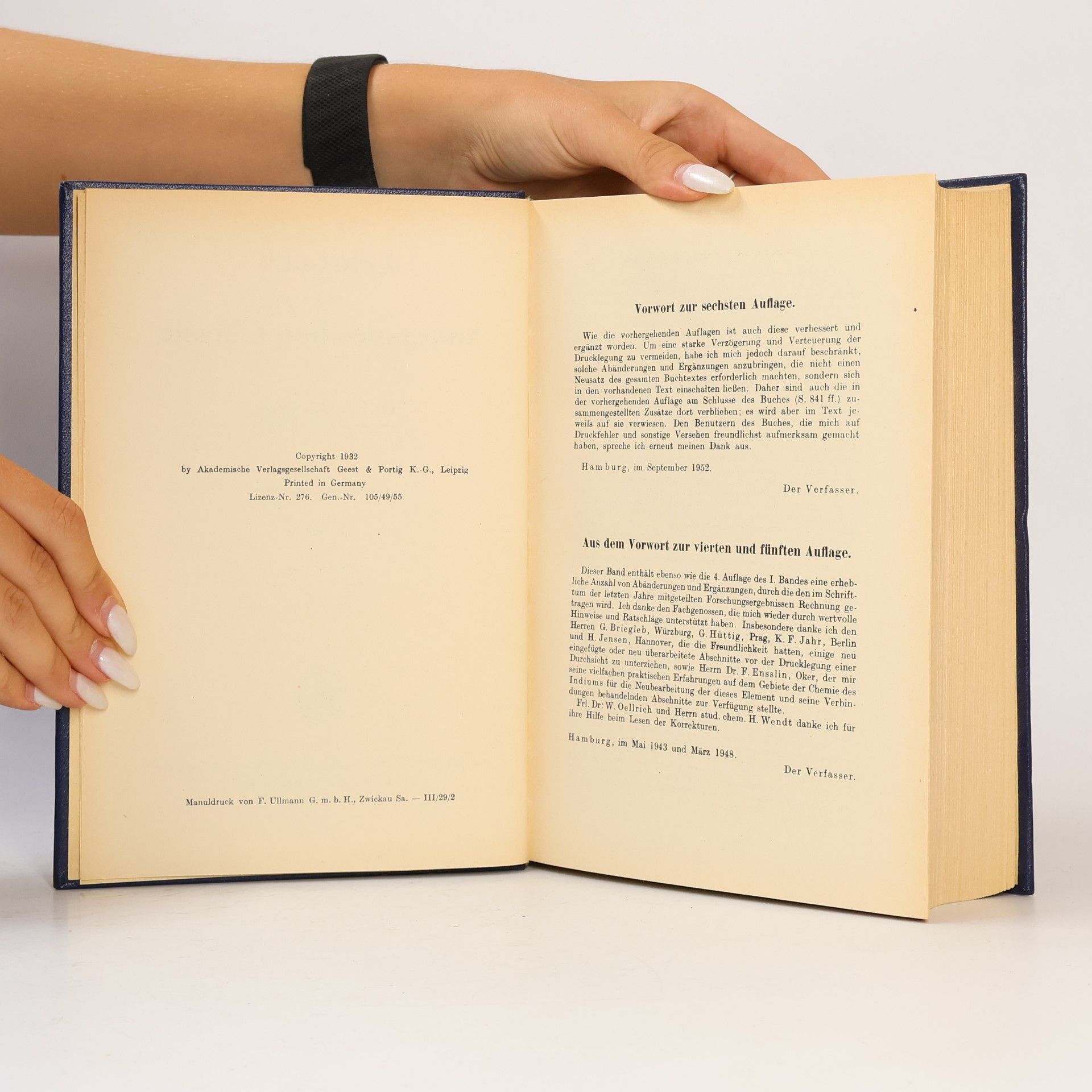 Heinrich Remy Lehrbuch der Anorganischen Chemie II
