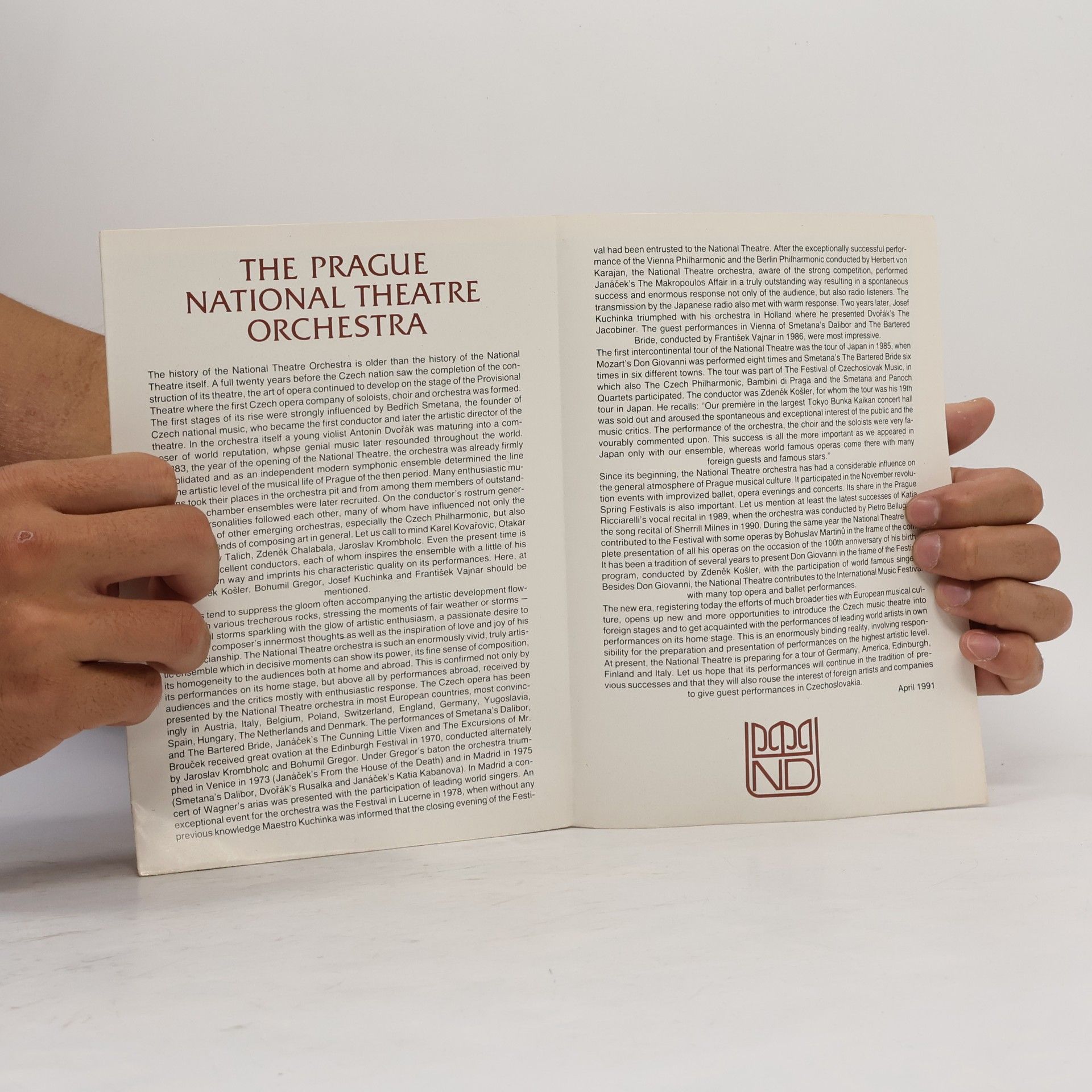 Collectif d'auteurs Orchestr národního divadla v Praze