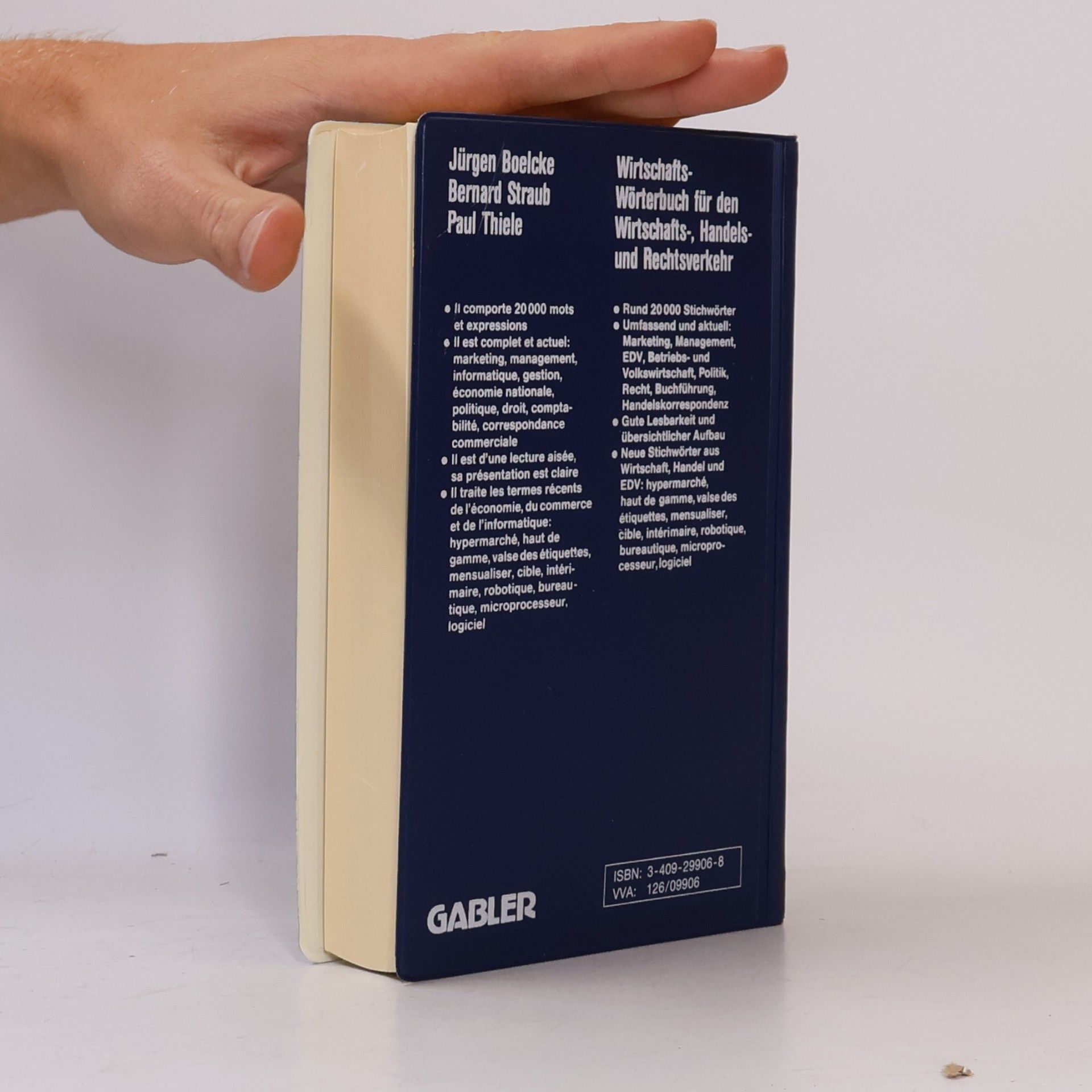 Jürgen Boelcke Wirtschaftswörterbuch