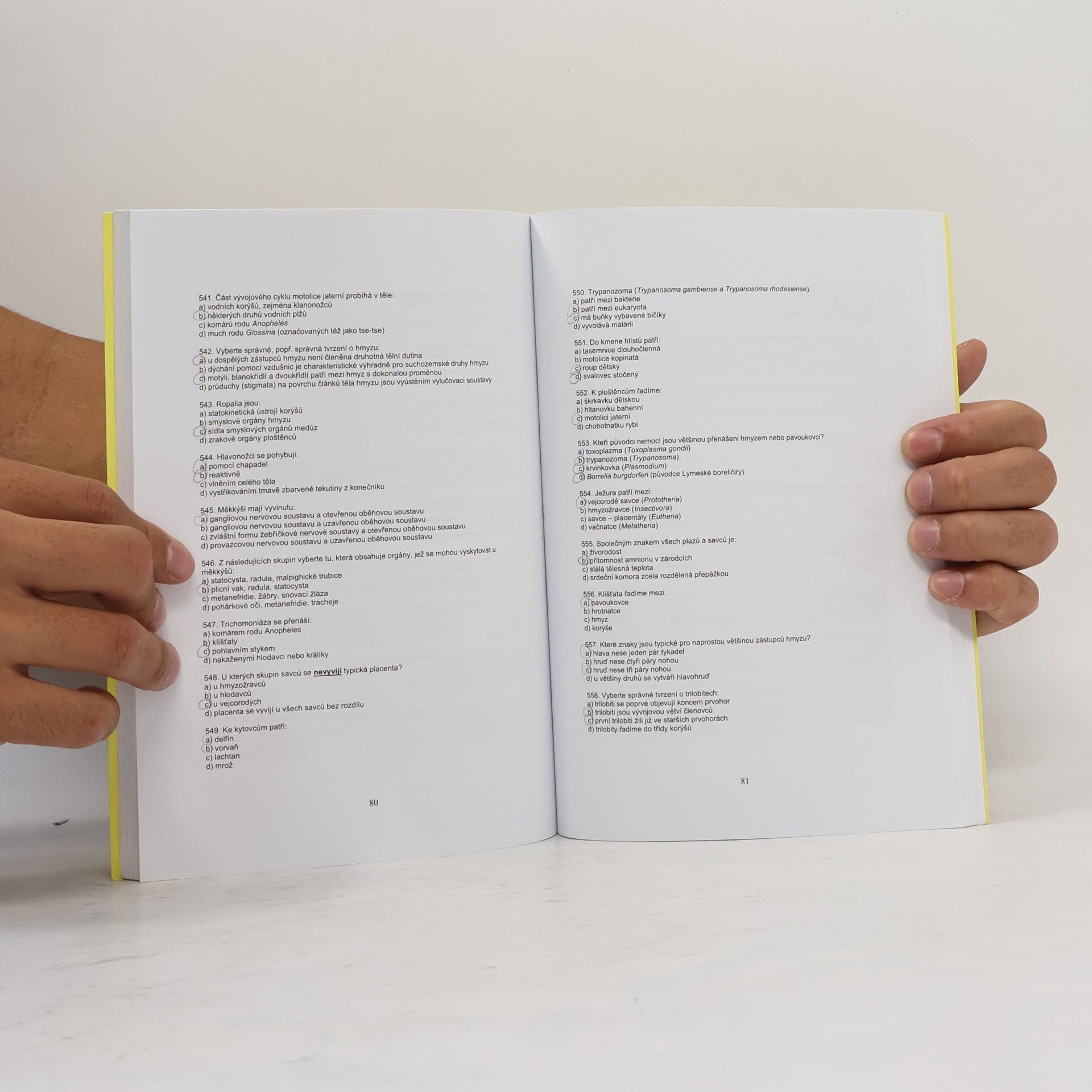 kolektiv Modelové otázky z biologie pro přijímací zkoušky