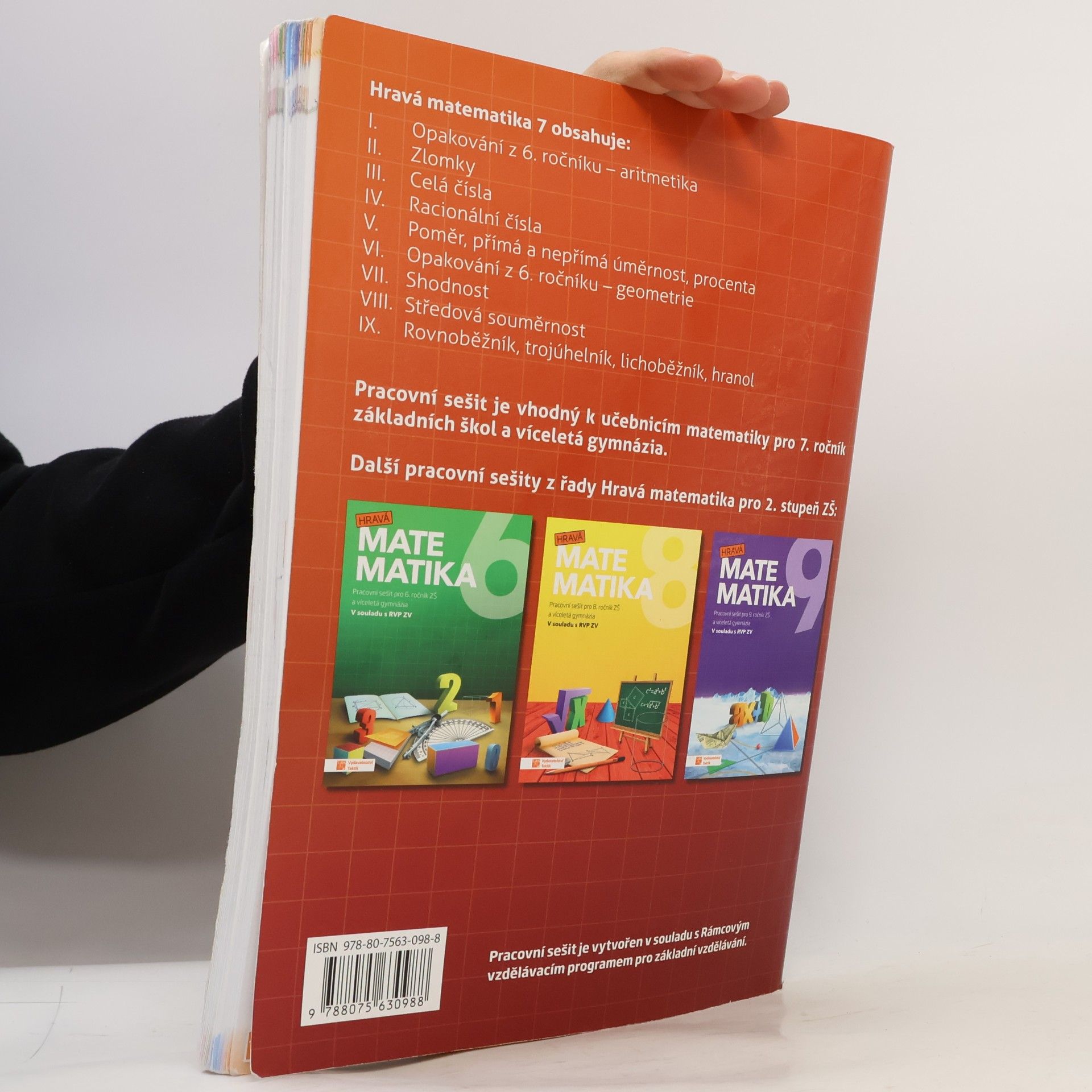 Jana Davidová Hravá matematika 7. Pracovní sešit pro 7. ročník ZŠ a víceletá gymnázia