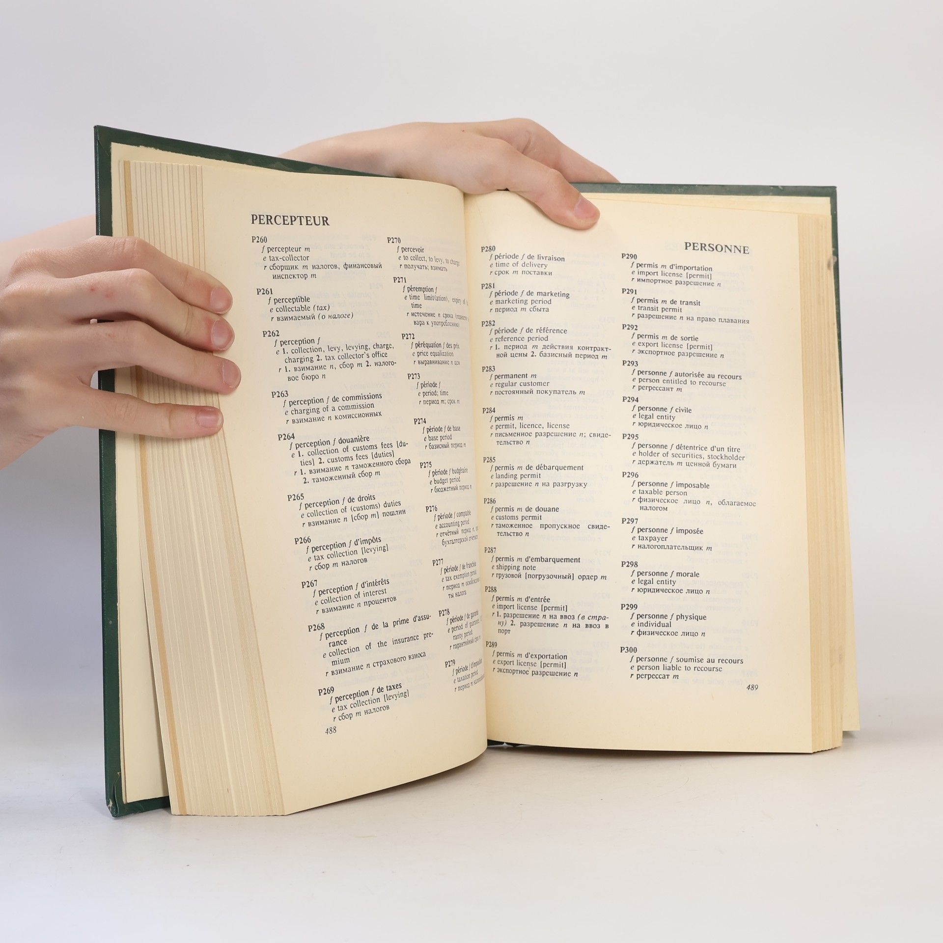K. S. Gabrinchia Dictionnaire commercial et financier, Français-Anglais-Russe