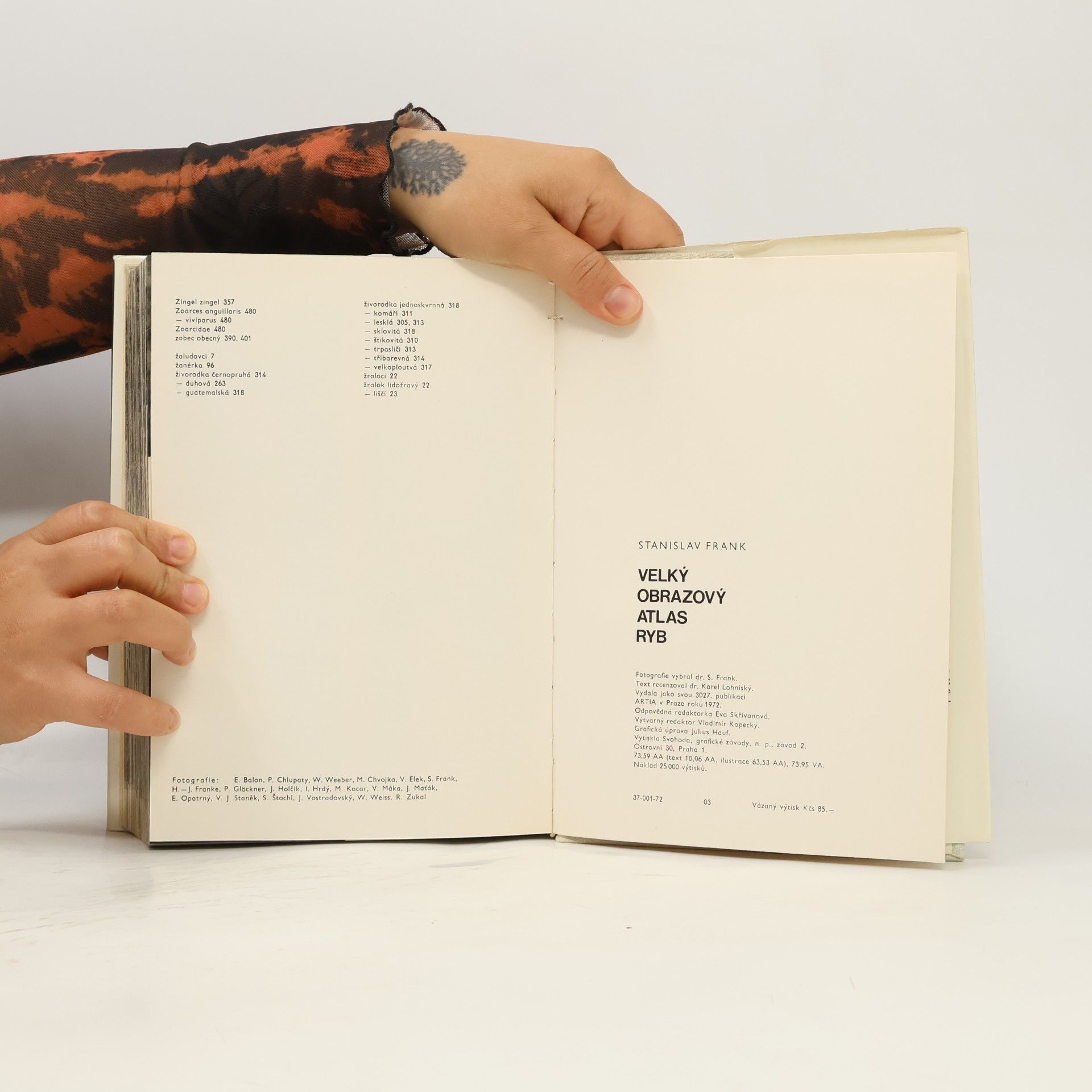 Stanislav Frank Velký obrazový atlas ryb