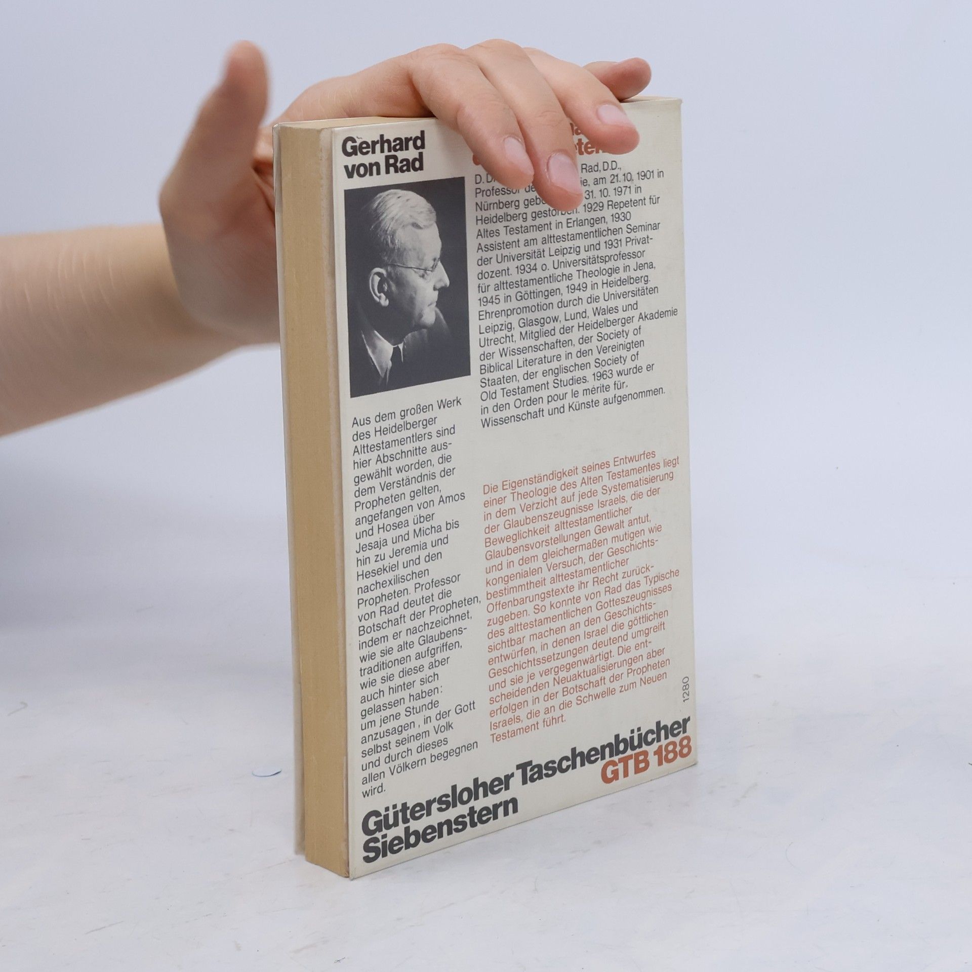 Gerhard von Rad Die Botschaft der Propheten