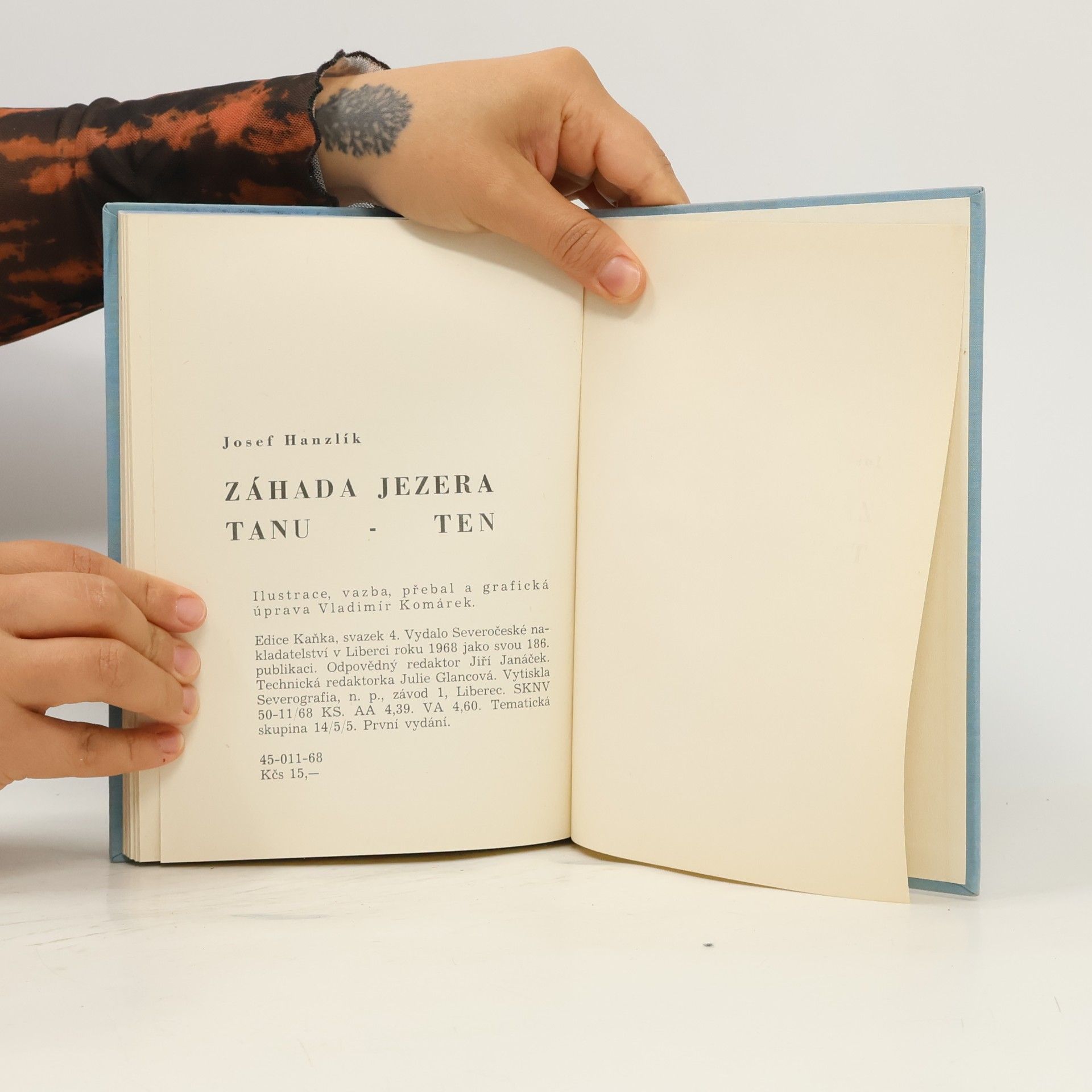 Josef Hanzlík Záhada jezera Tanu-Ten