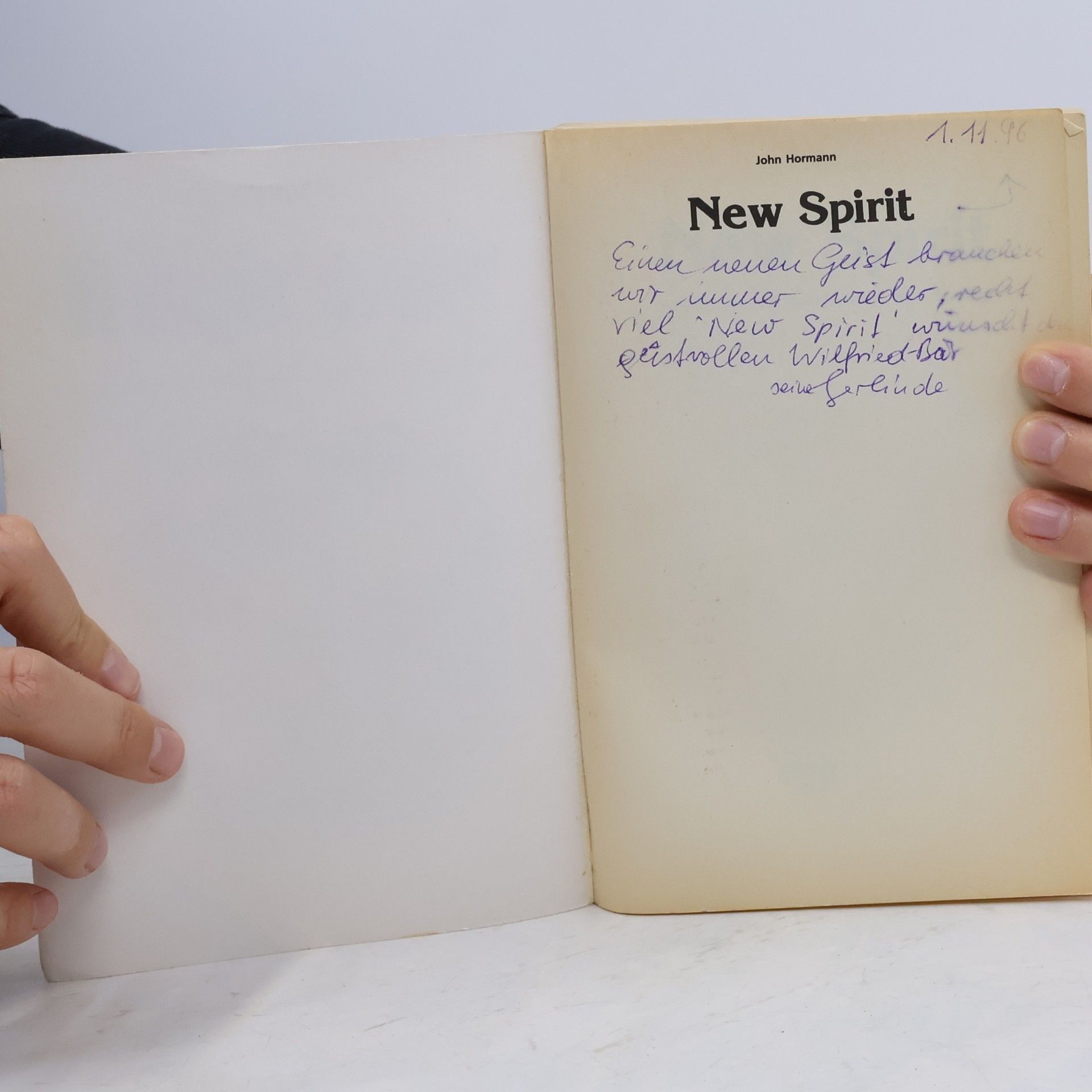 John Hormann New Spirit